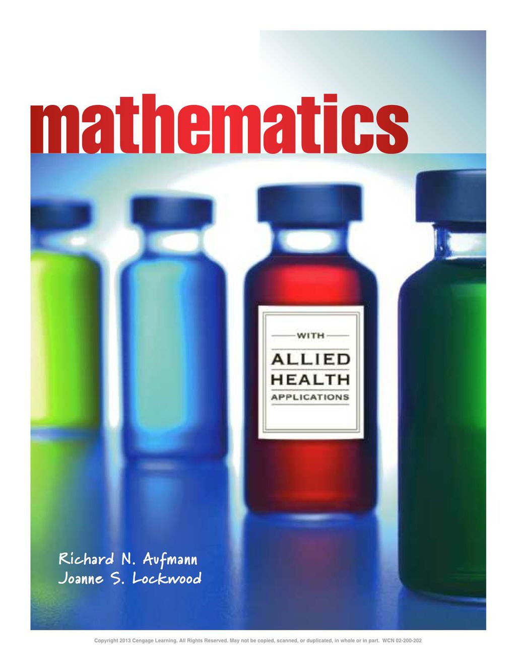 Mathematics with Allied Health Applications 1st Edition â€“ PDF/EPUB Version Downloadable