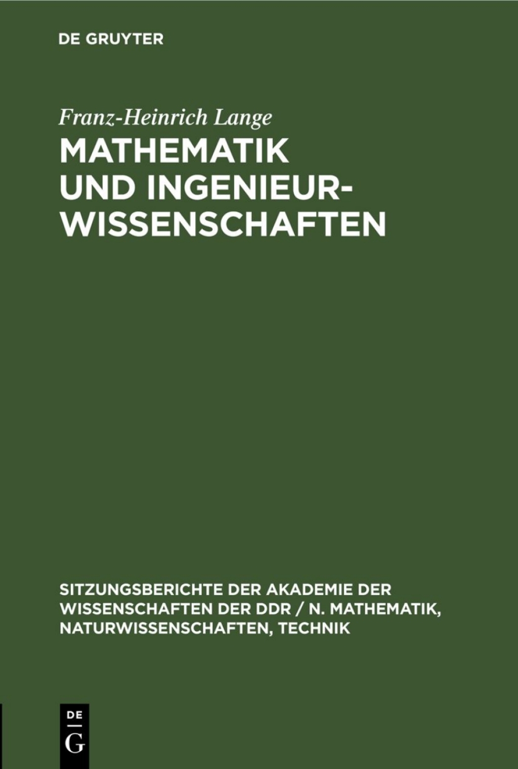 Mathematik und Ingenieurwissenschaften 1st Edition â€“ PDF/EPUB Version Downloadable