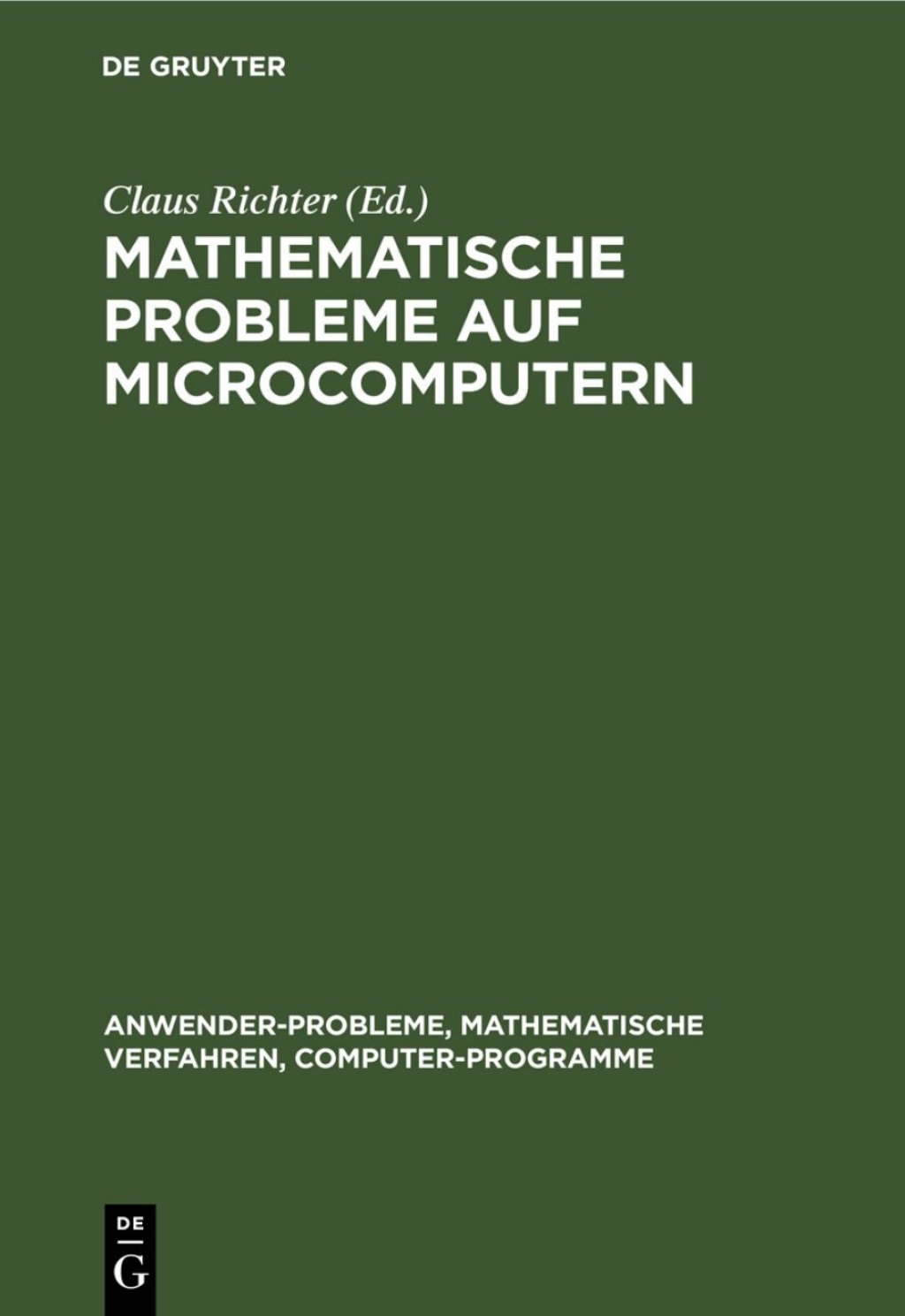 Mathematische Probleme auf Microcomputern 1st Edition â€“ PDF/EPUB Version Downloadable