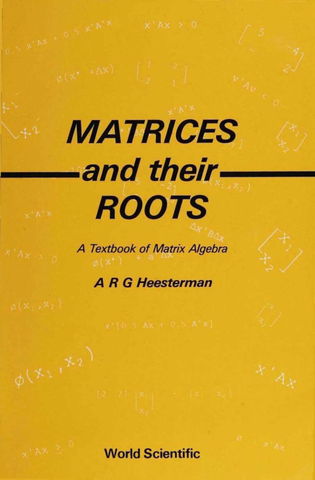 Matrices and Their Roots: A Textbook of Matrix Algebra  â€“ PDF/EPUB Version Downloadable