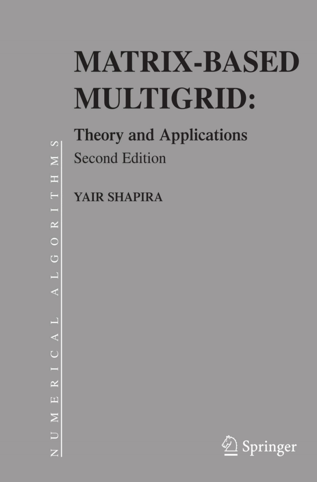 Matrix-Based Multigrid Theory and Applications 2nd Edition â€“ PDF/EPUB Version Downloadable