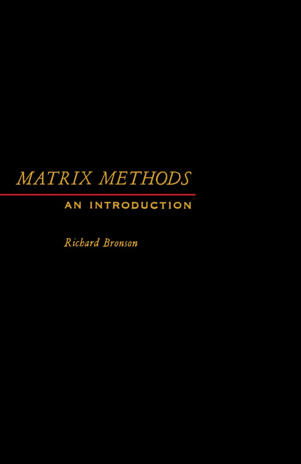 Matrix Methods An Introduction  â€“ PDF/EPUB Version Downloadable