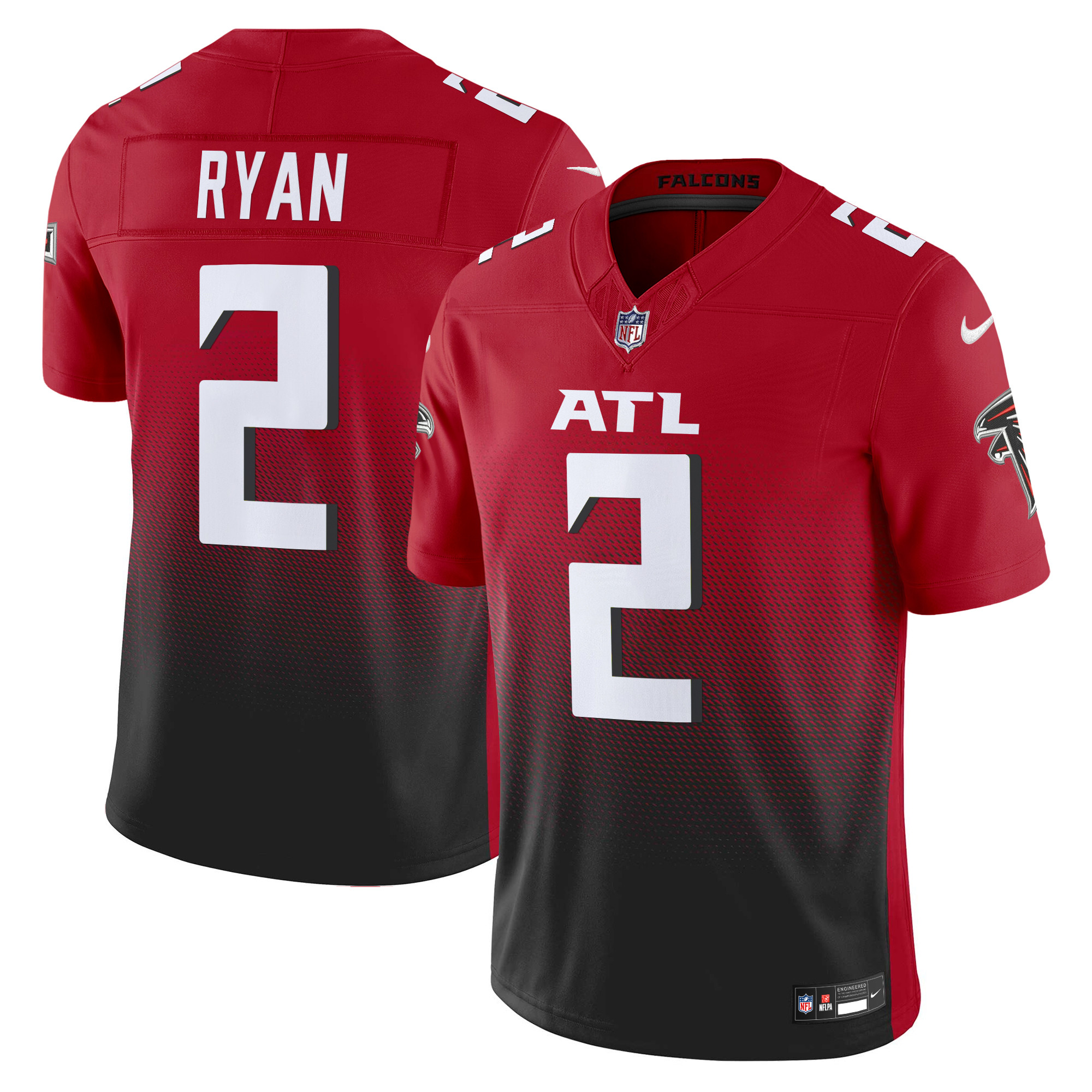 Matt Ryan Men's Atlanta Falcons 2024 Vapor Limited Red Jersey - All Stitched