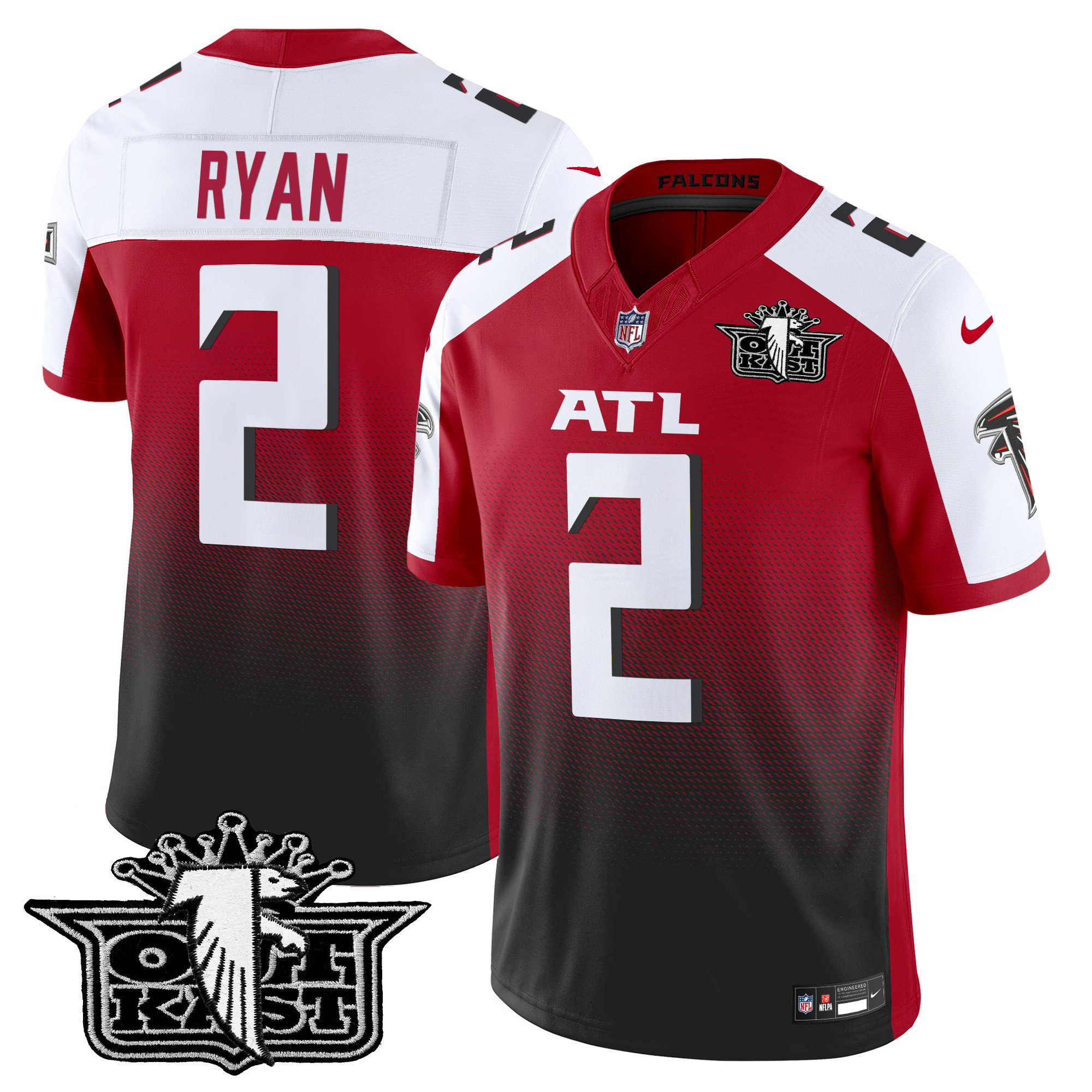Matt Ryan Men's Outkast x Atlanta Falcons 2024 Vapor Limited Red Alternate Jersey - All Stitched
