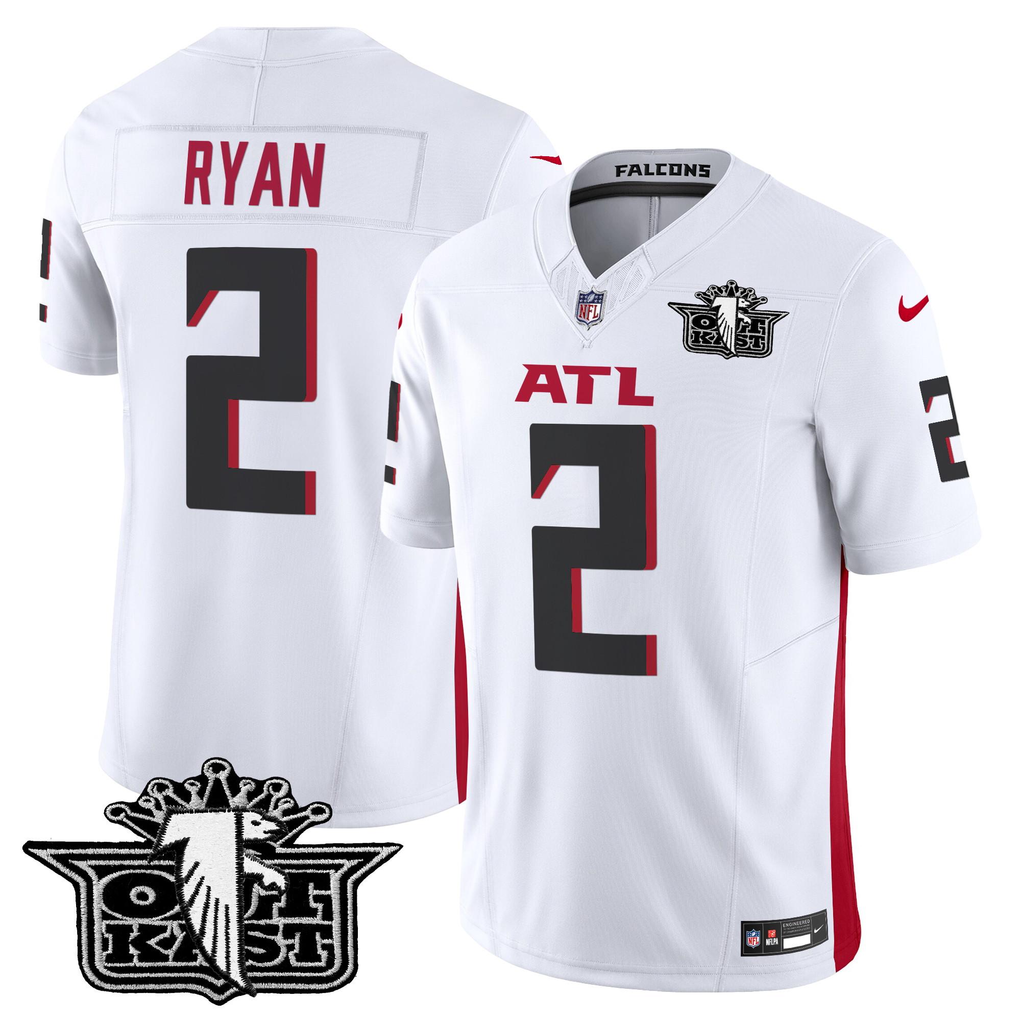Matt Ryan Men's Outkast x Atlanta Falcons 2024 Vapor Limited White Jersey - All Stitched
