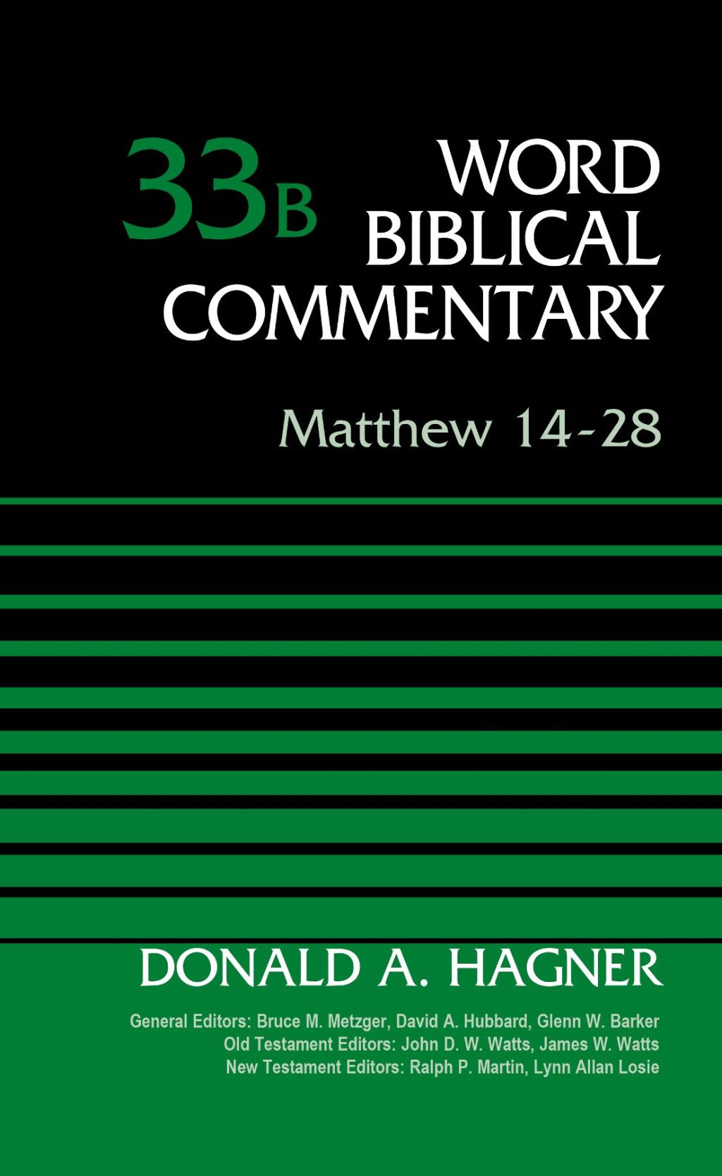 Matthew 14-28, Volume 33B  â€“ PDF/EPUB Version Downloadable