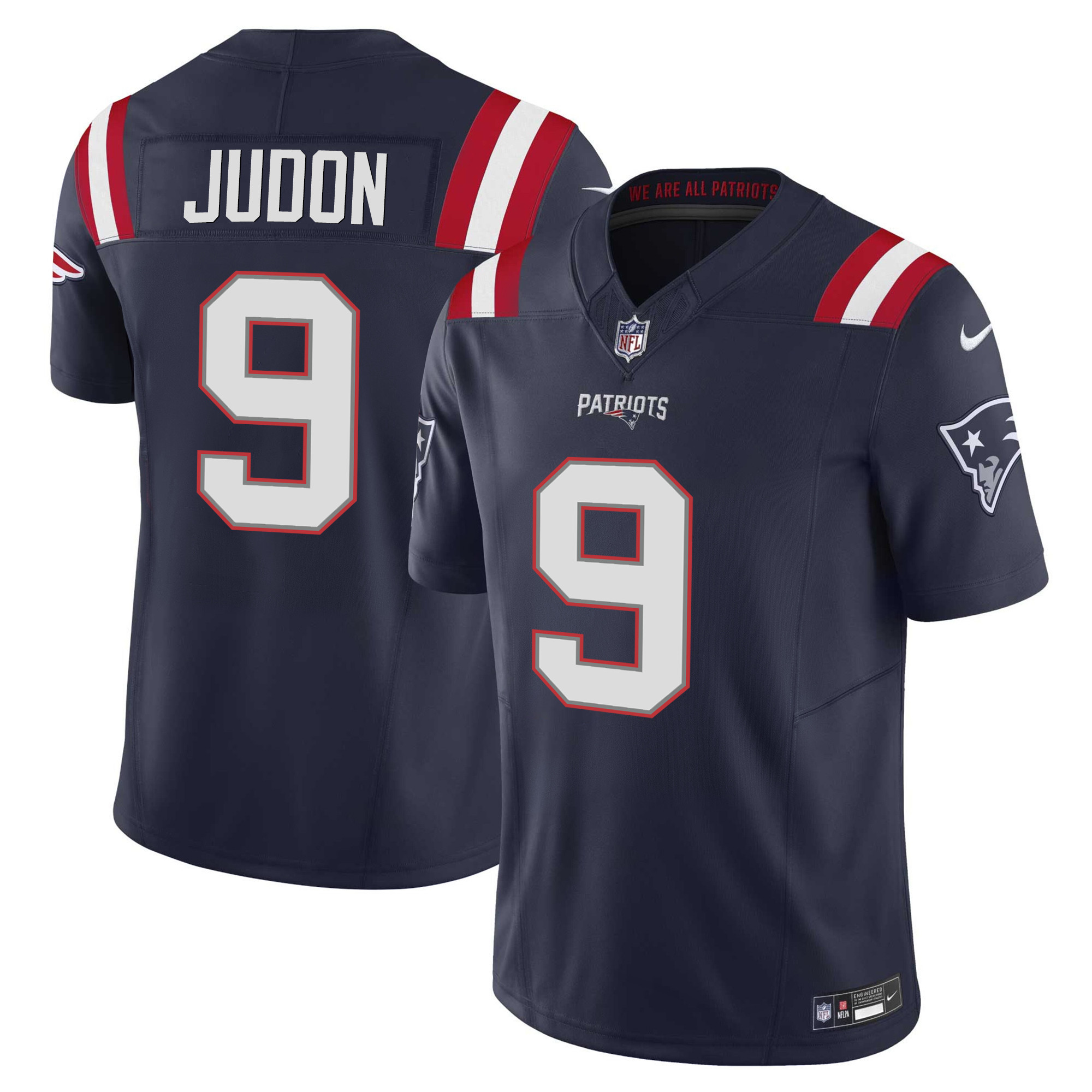 Matthew Judon Men's New England Patriots Vapor Limited Navy Jersey - All Stitched