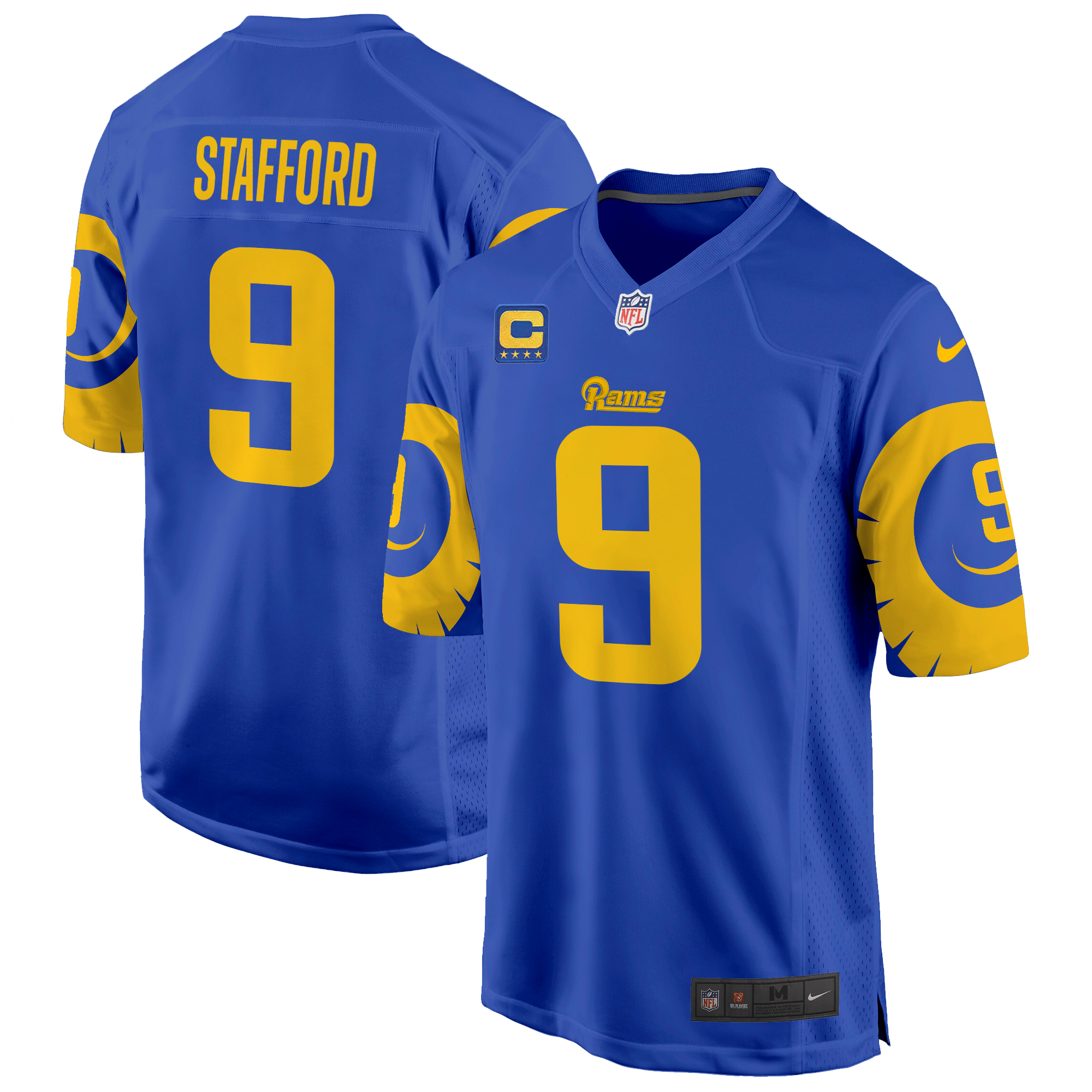 Matthew Stafford Men's Los Angeles Rams Special Game Royal Jersey - All Stitched