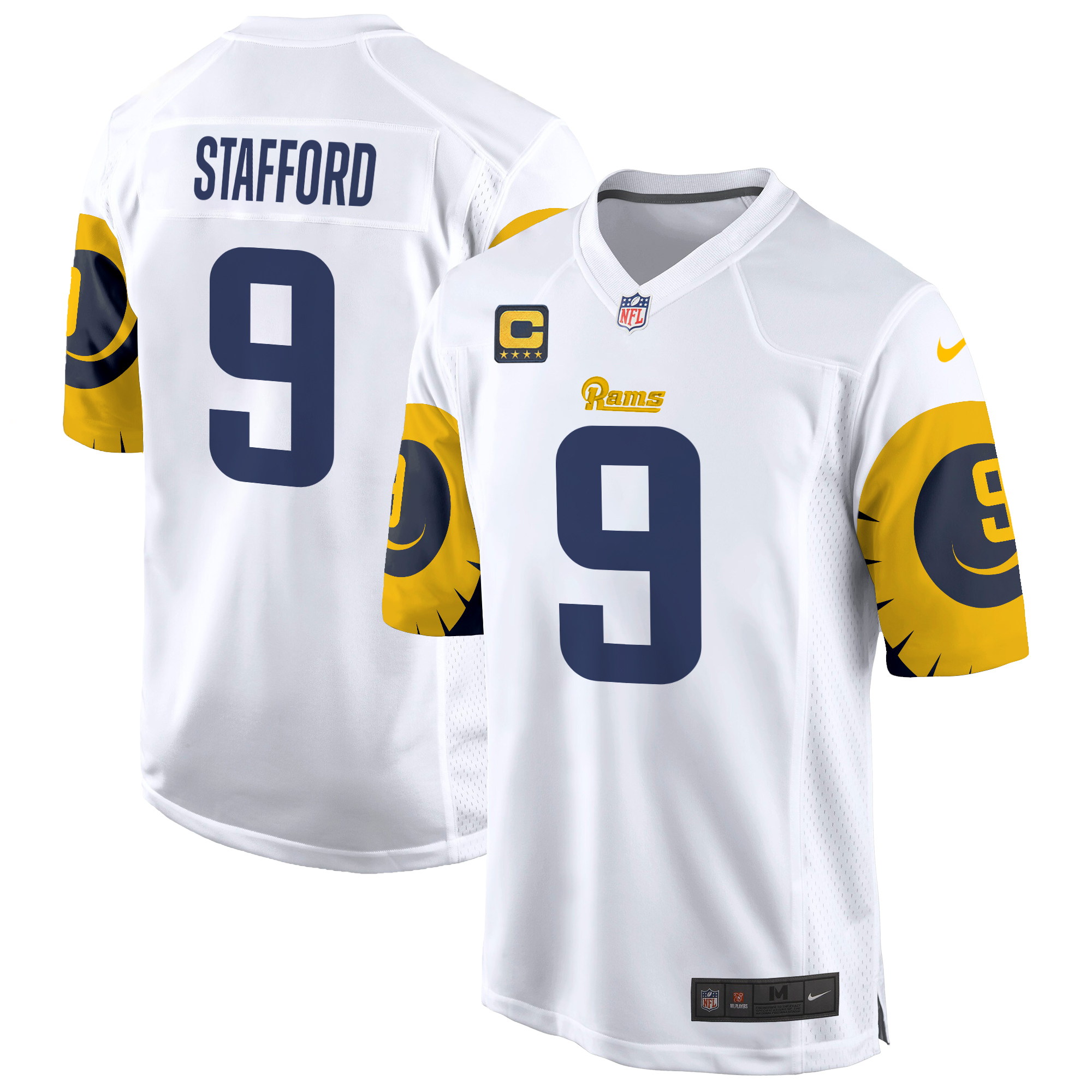 Matthew Stafford Men's Los Angeles Rams Special Game White Jersey - All Stitched