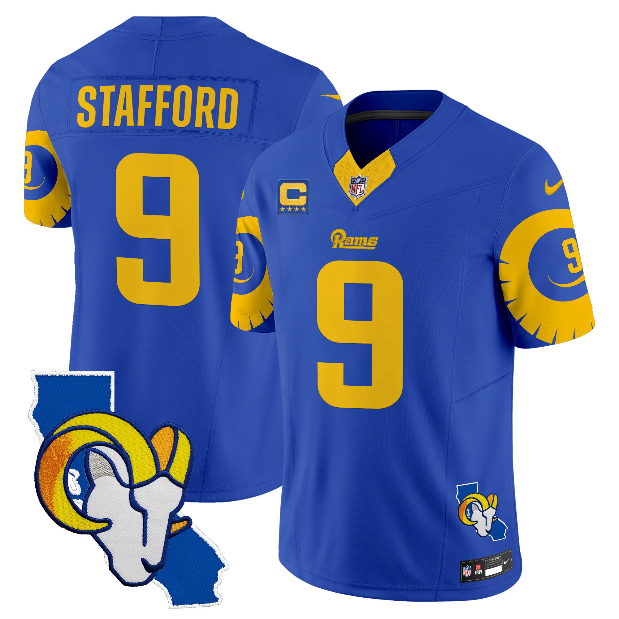 Matthew Stafford Men's Los Angeles Rams Special Vapor Limited Royal Jersey - All Stitched