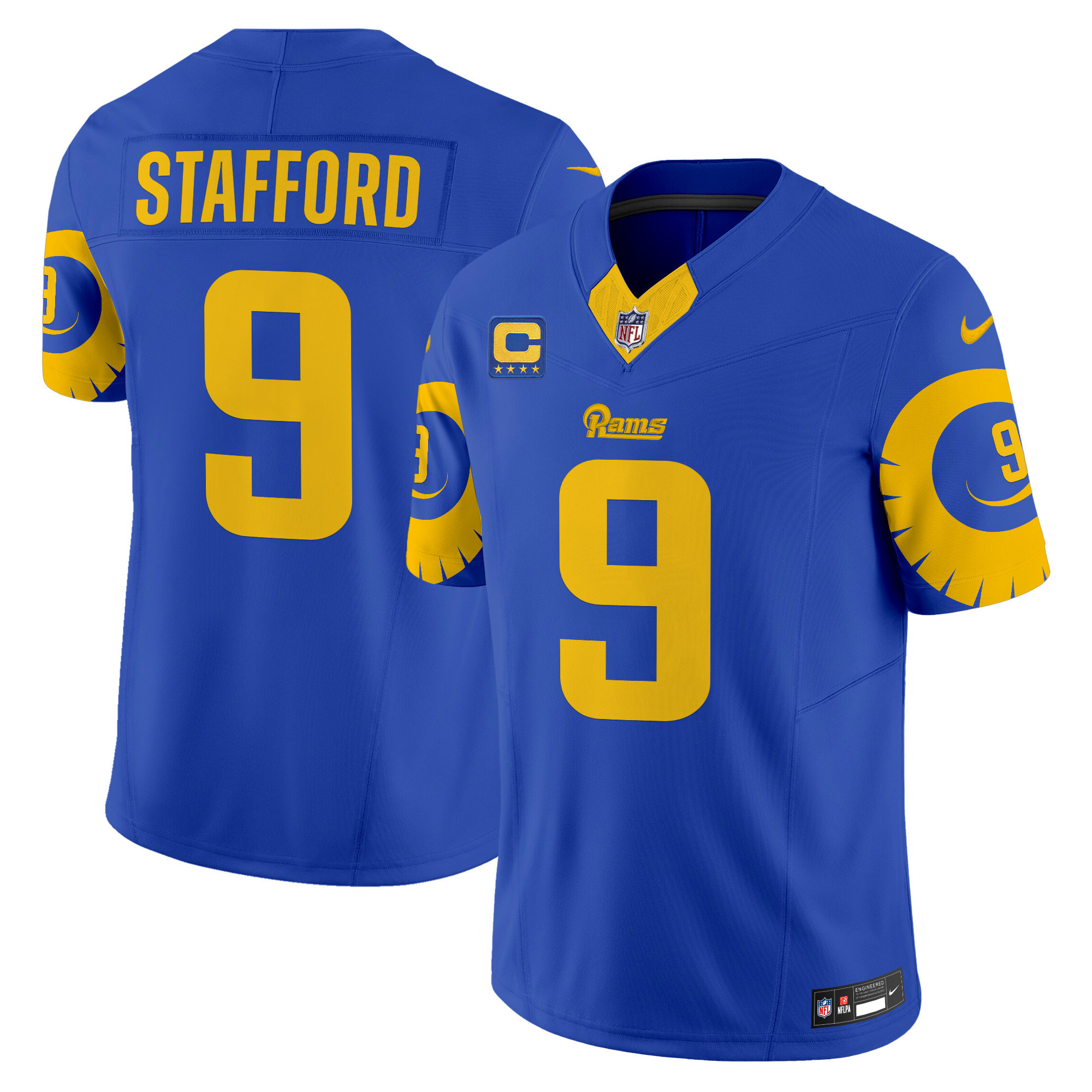 Matthew Stafford Men's Los Angeles Rams Special Vapor Limited Royal Jersey - All Stitched