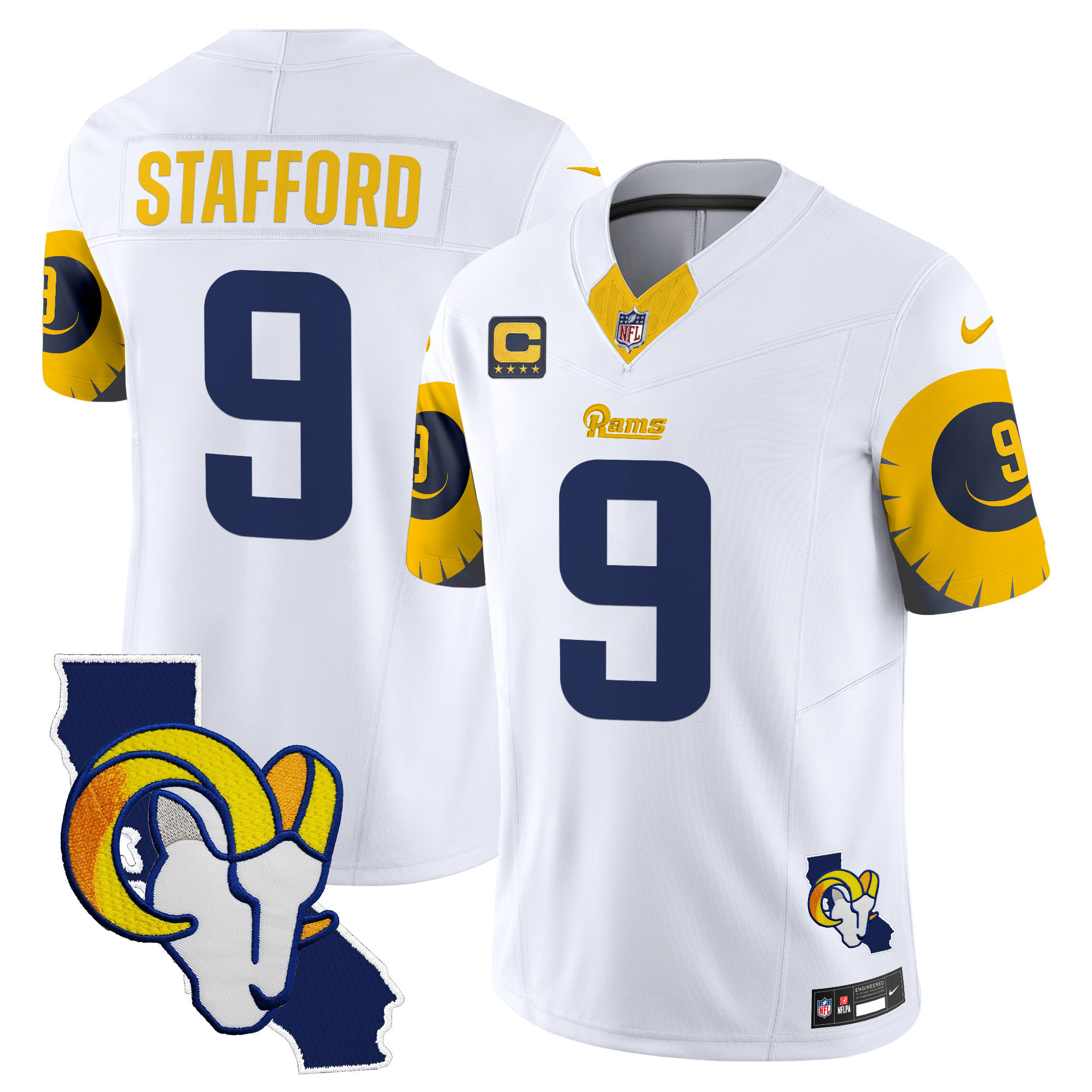 Matthew Stafford Men's Los Angeles Rams Special Vapor Limited White Jersey - All Stitched