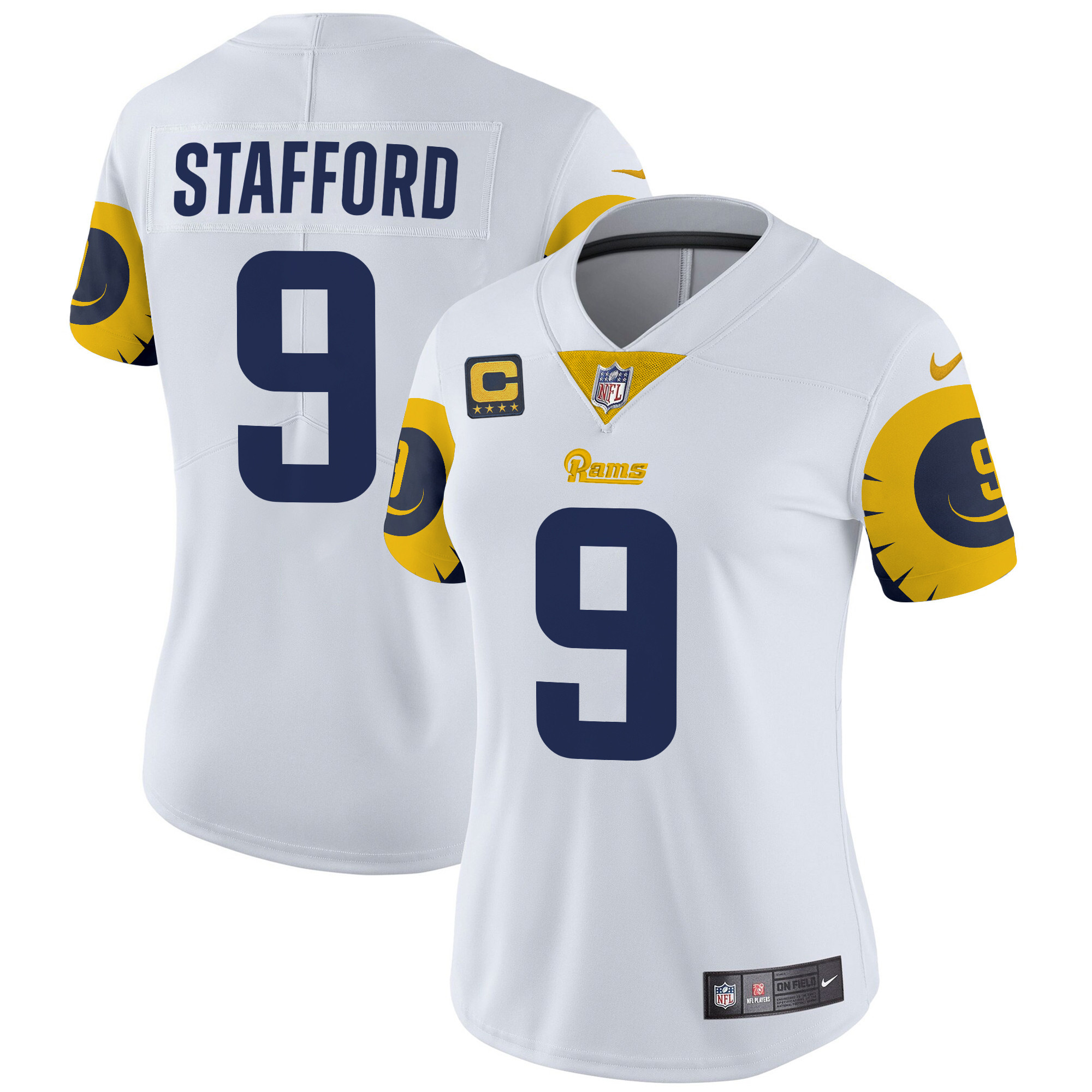 Matthew Stafford Women's Los Angeles Rams Special Vapor Limited White Jersey - All Stitched