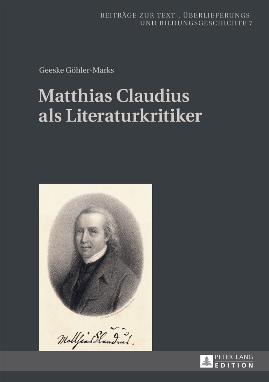 Matthias Claudius als Literaturkritiker 1st Edition â€“ PDF/EPUB Version Downloadable