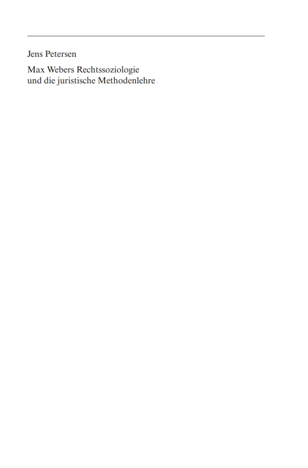 Max Webers Rechtssoziologie und die juristische Methodenlehre 1st Edition â€“ PDF/EPUB Version Downloadable