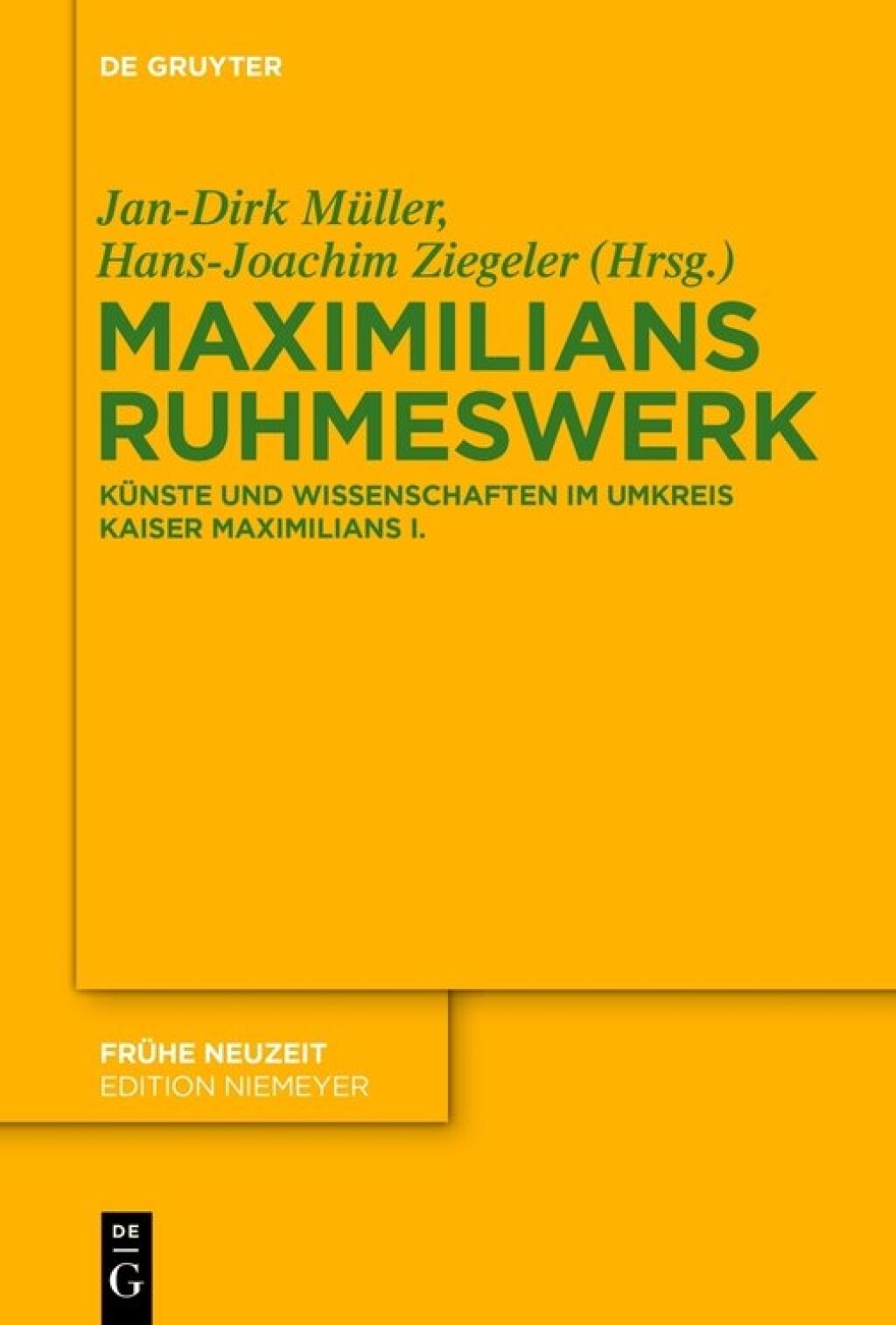 Maximilians Ruhmeswerk KÃ¼nste und Wissenschaften im Umkreis Kaiser Maximilians I. 1st Edition â€“ PDF/EPUB Version Downloadable