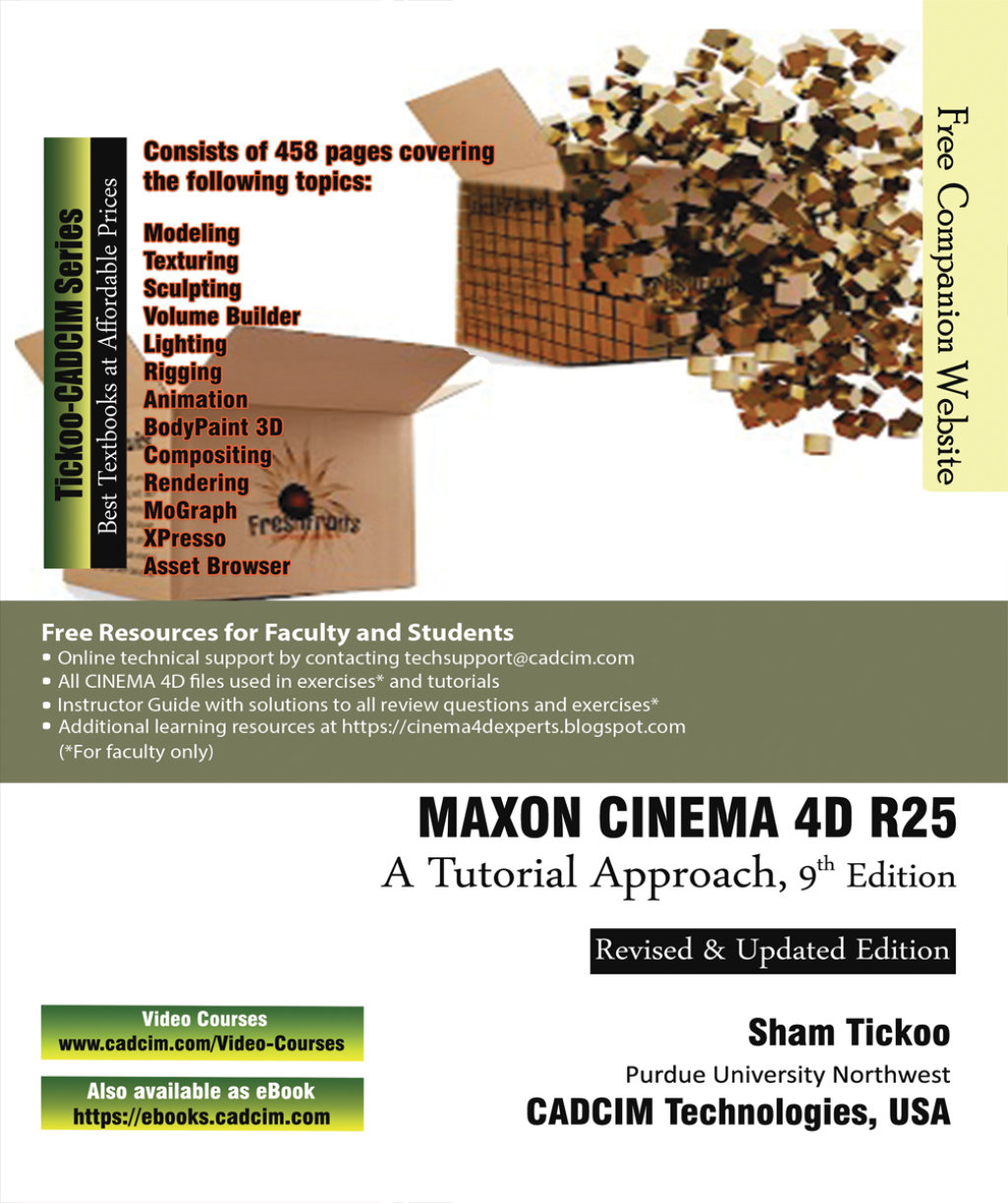 MAXON CINEMA 4D R25: A Tutorial Approach 9th Edition â€“ PDF/EPUB Version Downloadable