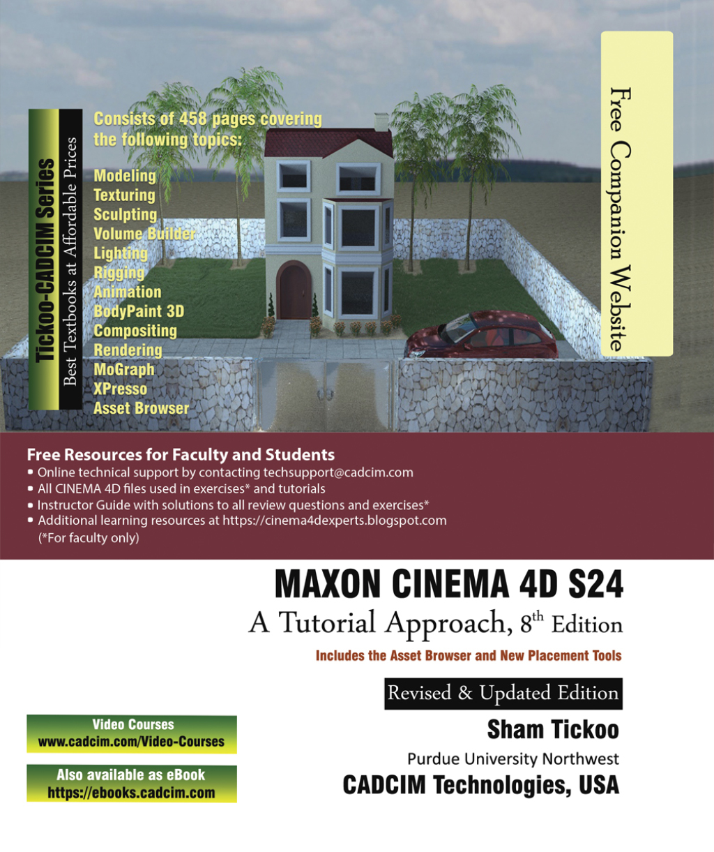 MAXON CINEMA 4D S24: A Tutorial Approach 8th Edition â€“ PDF/EPUB Version Downloadable