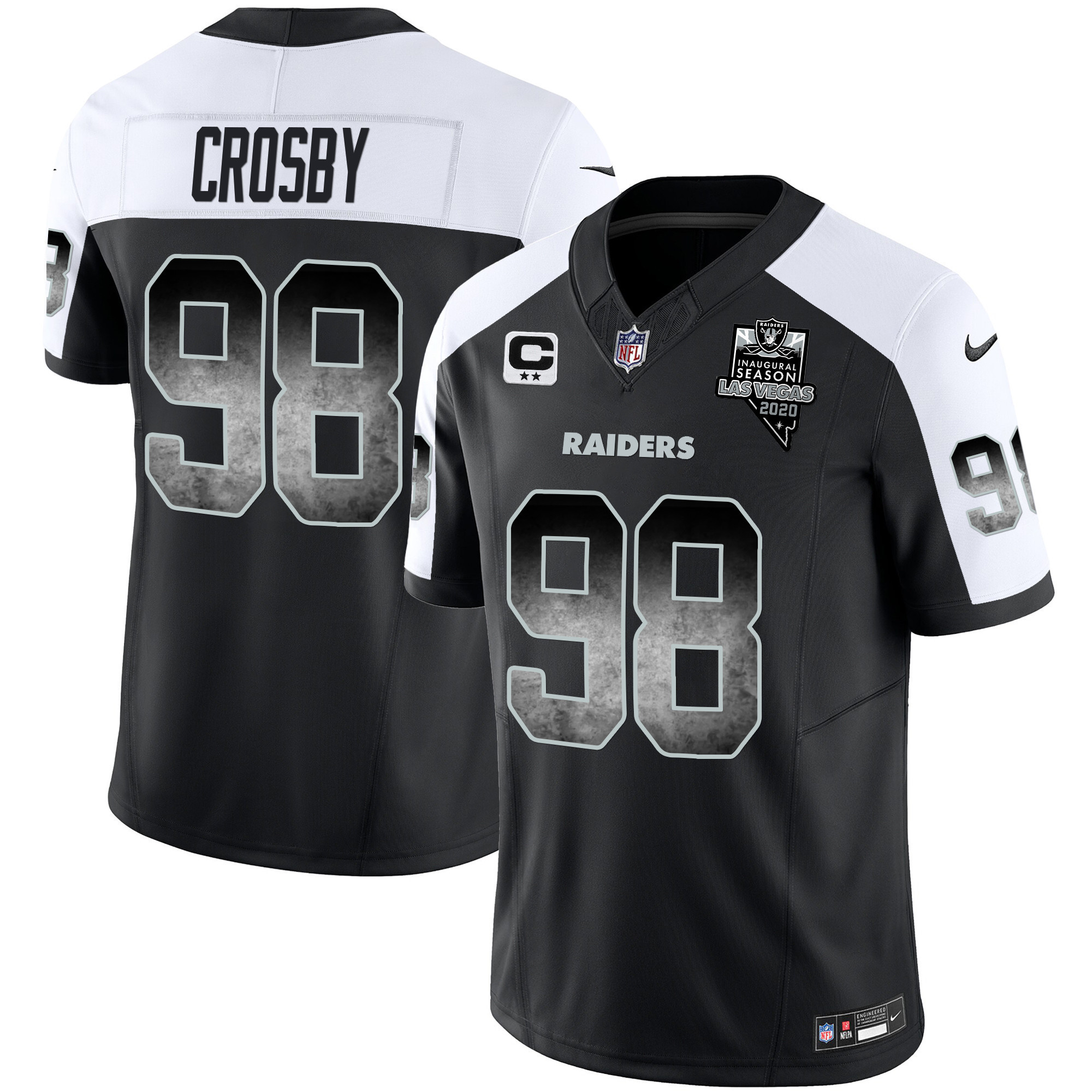 Maxx Crosby Men's Las Vegas Raiders Arch Smoke Vapor Alternate Jersey - All Stitched