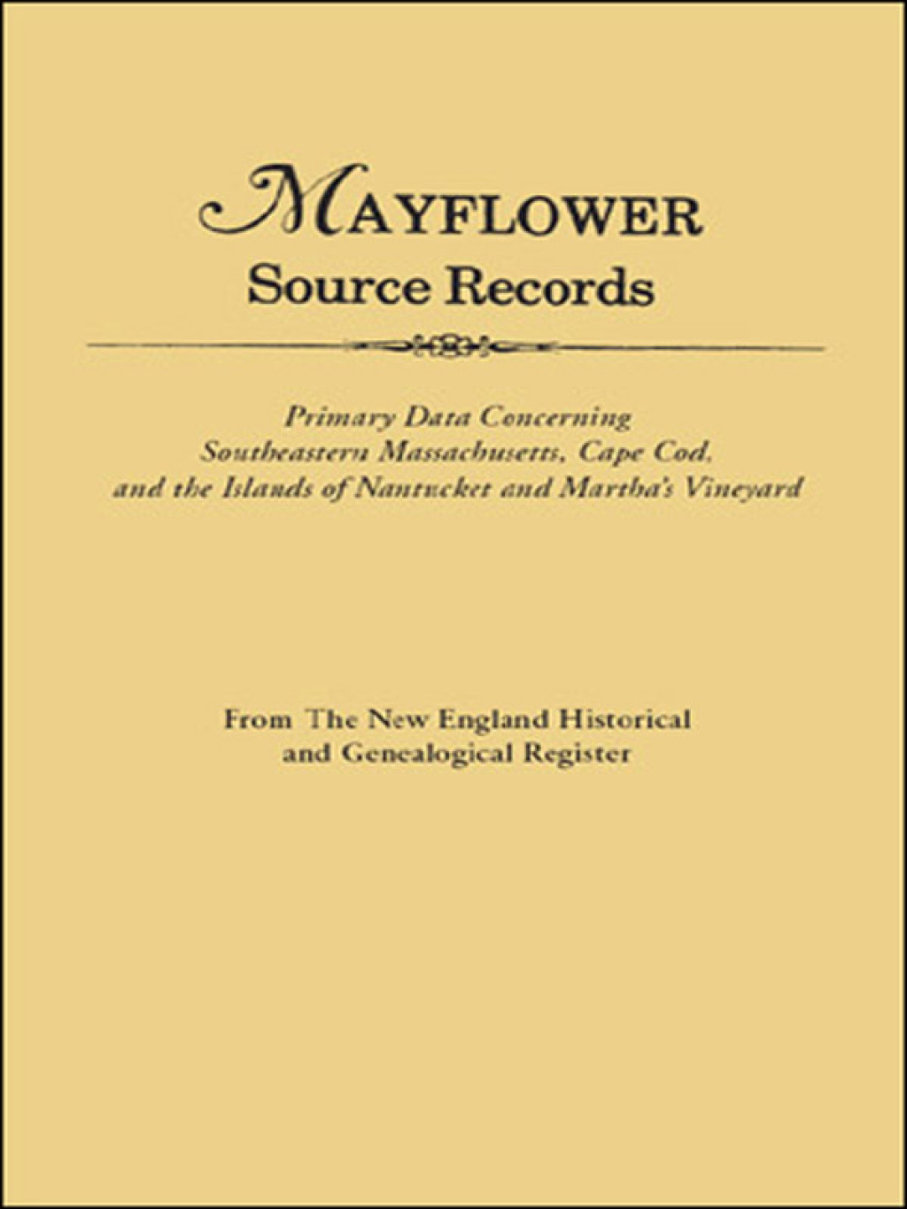 Mayflower Source Records 1st Edition â€“ PDF/EPUB Version Downloadable