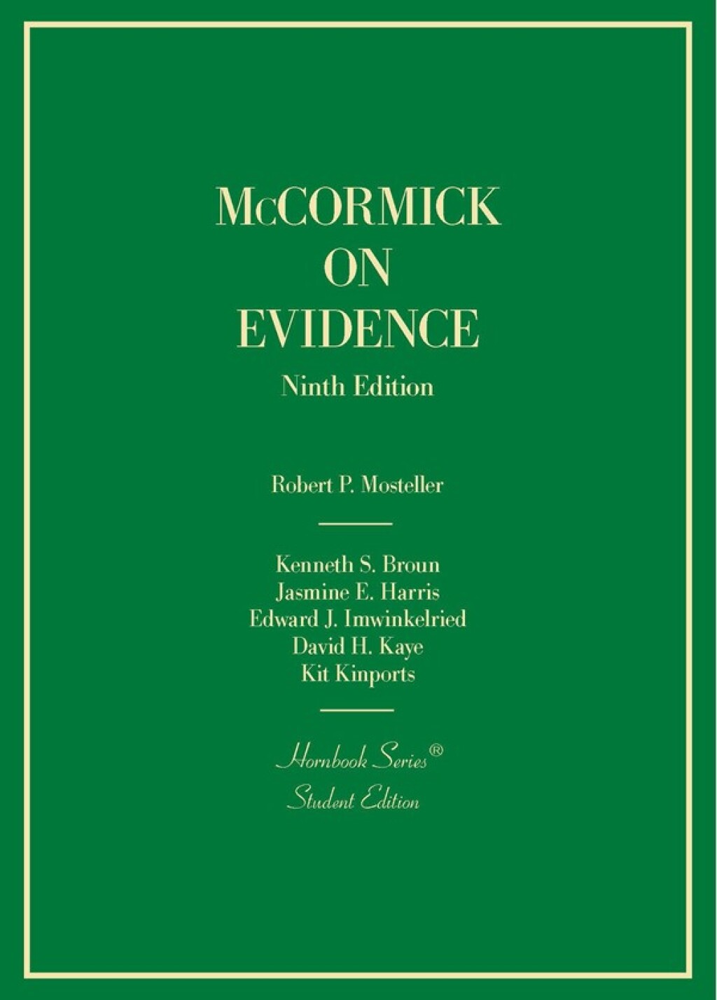 McCormick's Evidence 9th Edition â€“ PDF/EPUB Version Downloadable