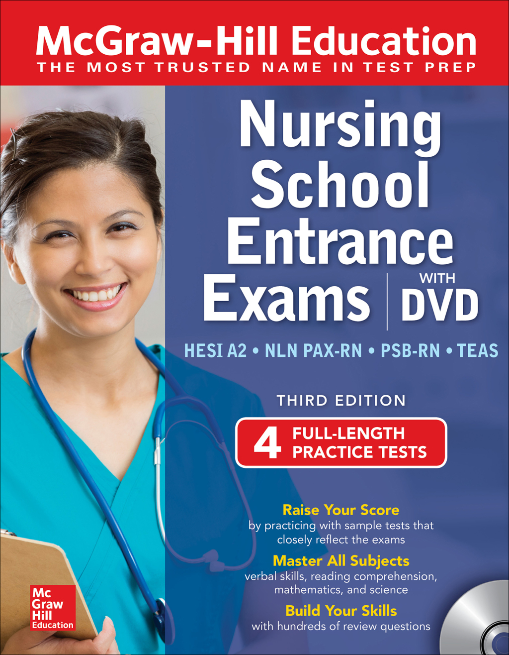 McGraw-Hill Education Nursing School Entrance Exams with DVD, Third Edition 3rd Edition - (PDF/EPUB Version)