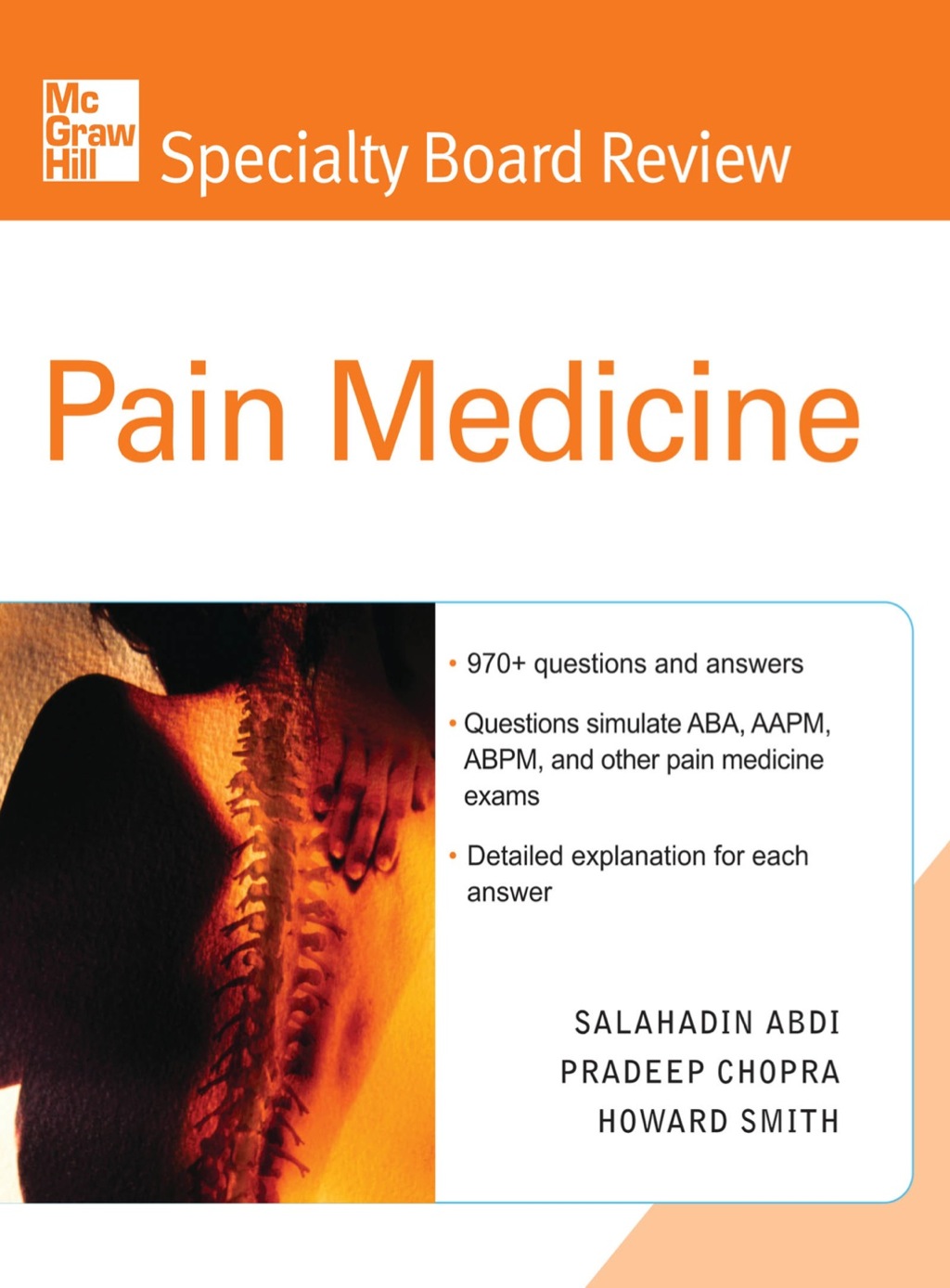 McGraw-Hill Specialty Board Review Pain Medicine 1st Edition â€“ PDF/EPUB Version Downloadable