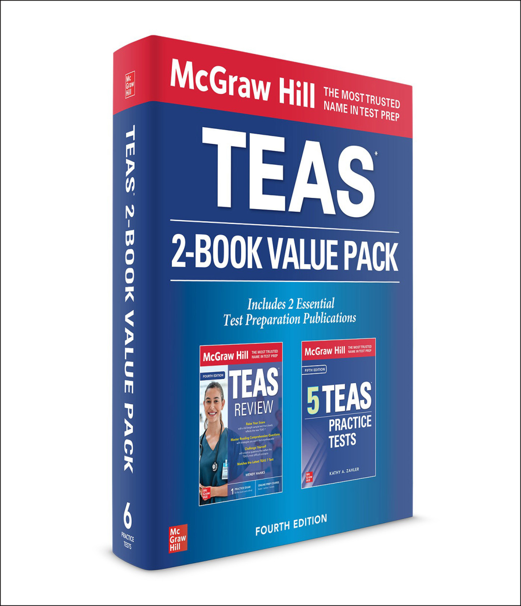 McGraw Hill TEAS 2-Book Value Pack 4th Edition â€“ PDF/EPUB Version Downloadable