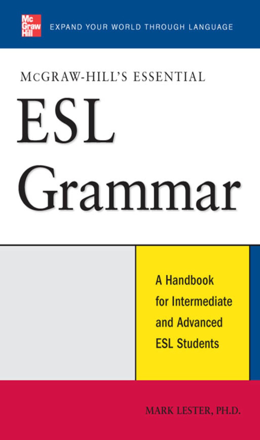 McGraw-Hill's Essential ESL Grammar A Hnadbook for Intermediate and Advanced ESL Students 1st Edition - (PDF/EPUB Version)