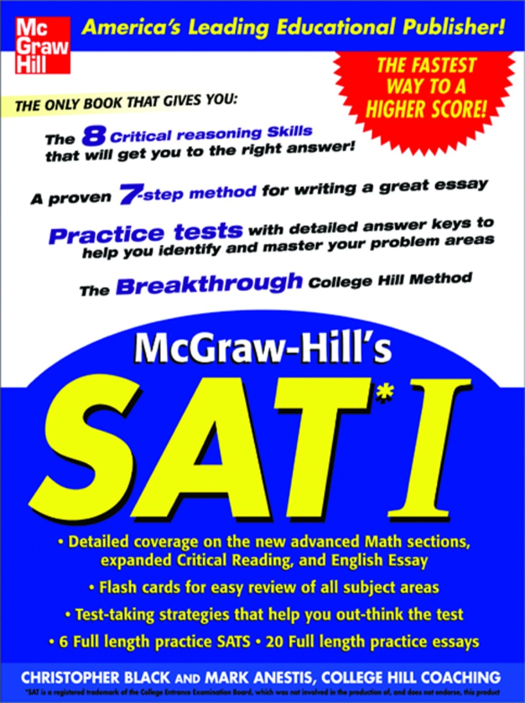 McGraw-Hill's SAT I 1st Edition - (PDF/EPUB Version)