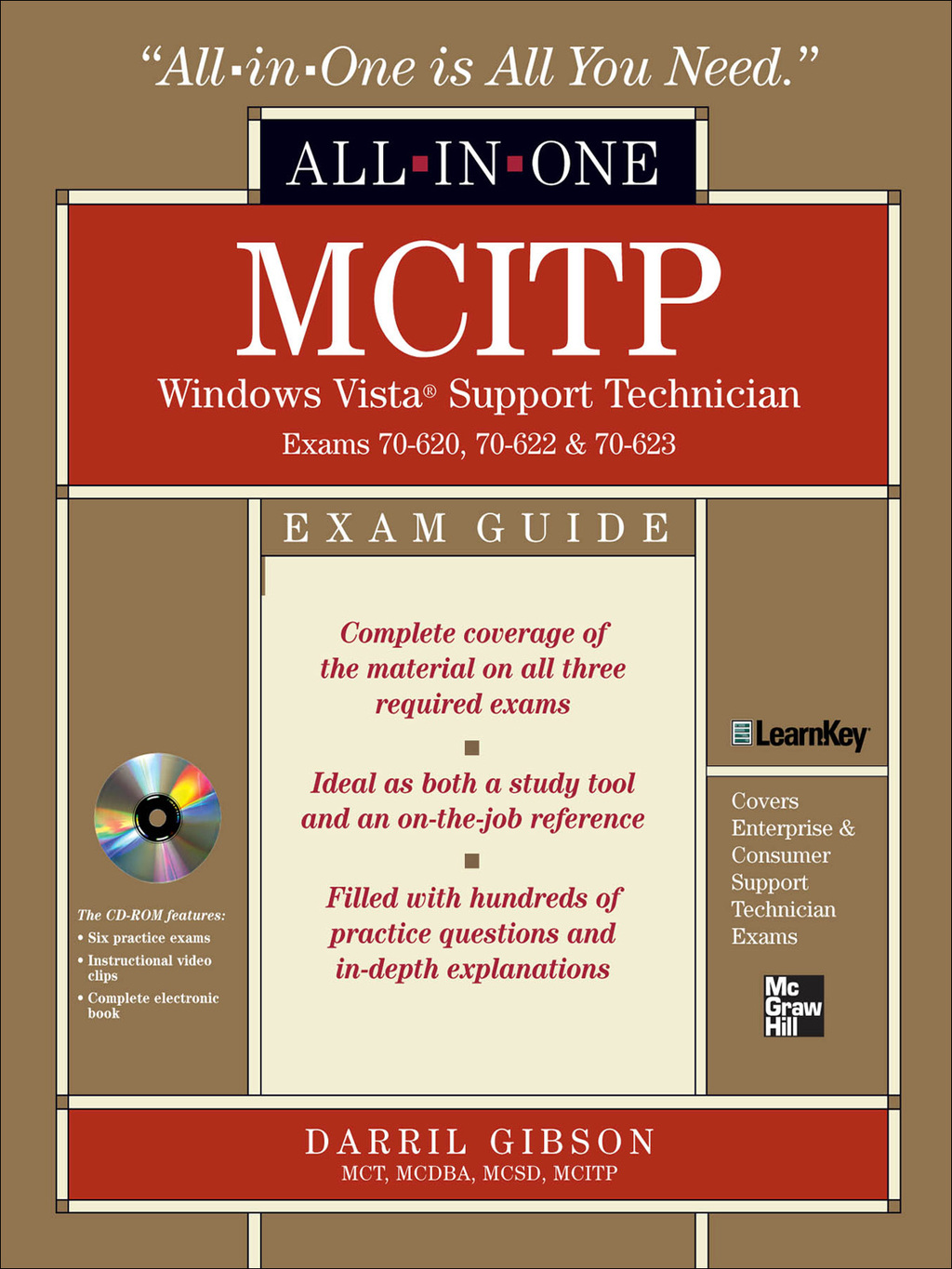 MCITP Windows Vista Support Technician All-in-One Exam Guide (Exam 70-620, 70-622, & 70-623) 1st Edition â€“ PDF/EPUB Version Downloadable