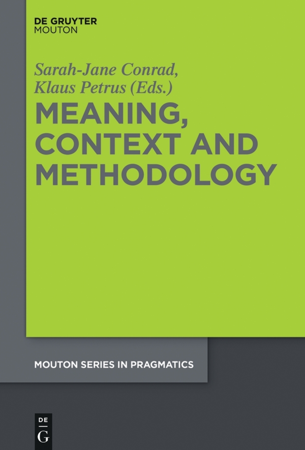 Meaning, Context and Methodology 1st Edition â€“ PDF/EPUB Version Downloadable