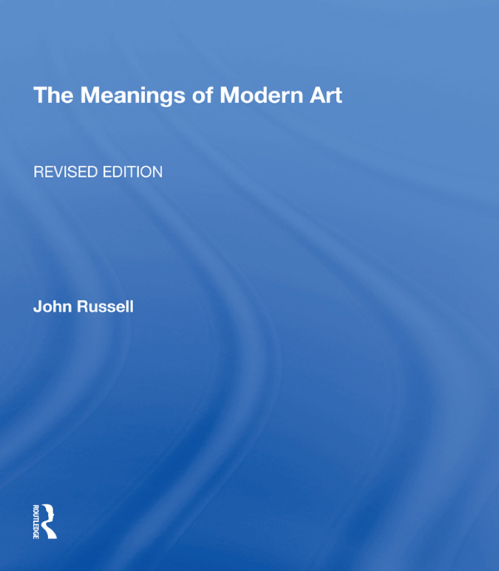 Meanings Of Modern Art, Revised 1st Edition â€“ PDF/EPUB Version Downloadable