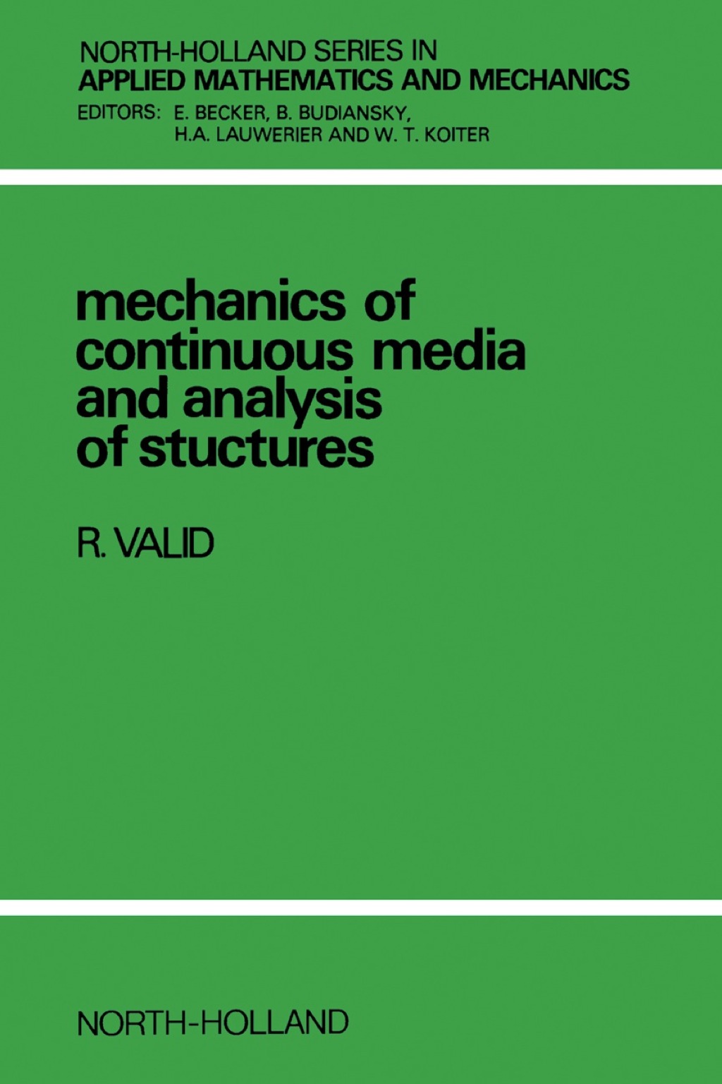 Mechanics of Continuous Media and Analysis of Structures  â€“ PDF/EPUB Version Downloadable