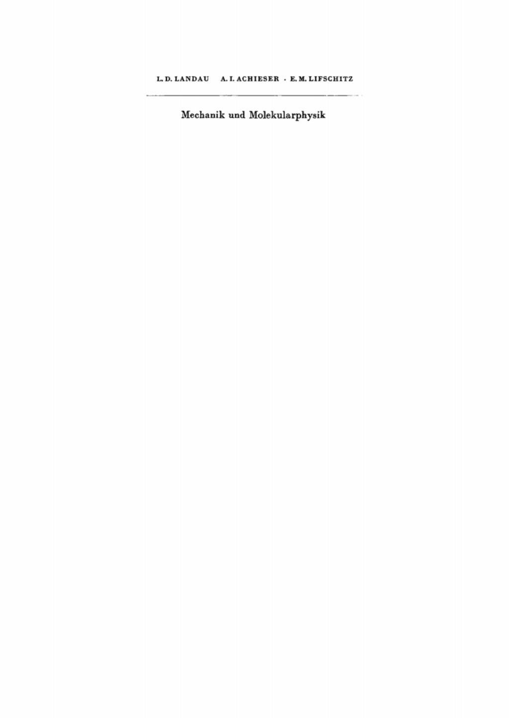 Mechanik und Molekularphysik 1st Edition â€“ PDF/EPUB Version Downloadable
