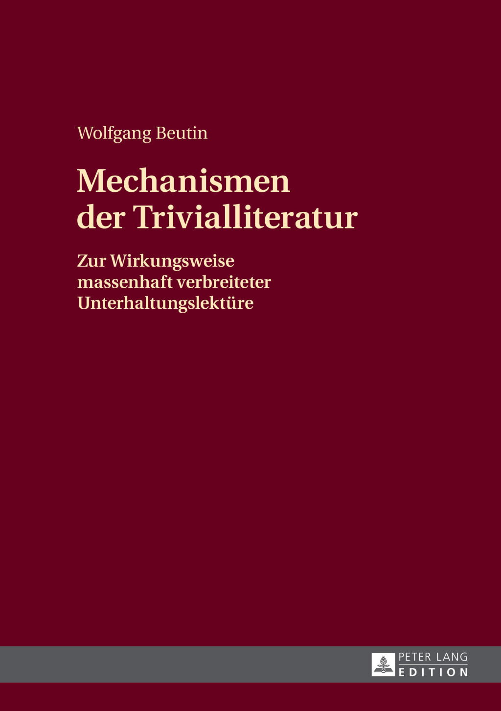 Mechanismen der Trivialliteratur Zur Wirkungsweise massenhaft verbreiteter Unterhaltungslektuere 1st Edition â€“ PDF/EPUB Version Downloadable