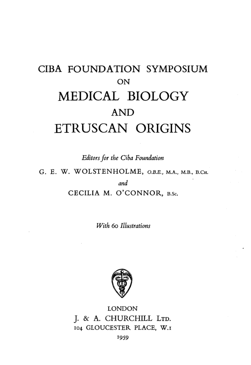 Medical Biology and Etruscan Origins 1st Edition â€“ PDF/EPUB Version Downloadable