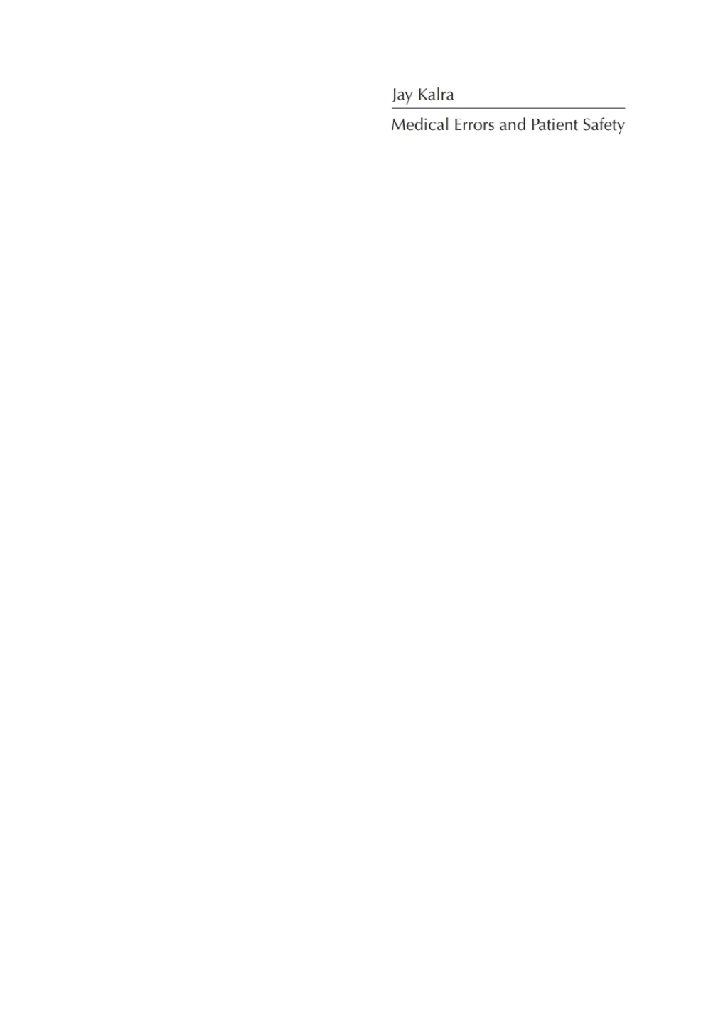 Medical Errors and Patient Safety Strategies to reduce and disclose medical errors and improve patient safety 1st Edition â€“ PDF/EPUB Version Downloadable