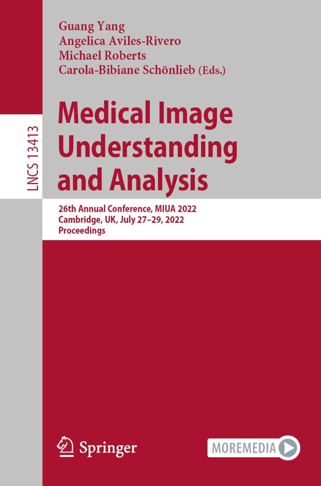 Medical Image Understanding and Analysis 26th Annual Conference, MIUA 2022, Cambridge, UK, July 27â€“29, 2022, Proceedings  â€“ PDF/EPUB Version Downloadable