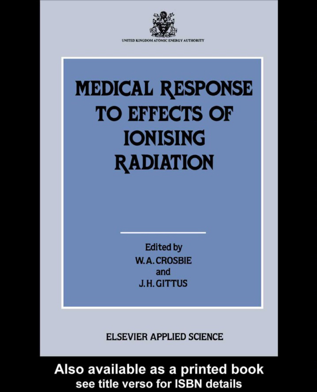 Medical Response to Effects of Ionizing Radiation 1st Edition â€“ PDF/EPUB Version Downloadable