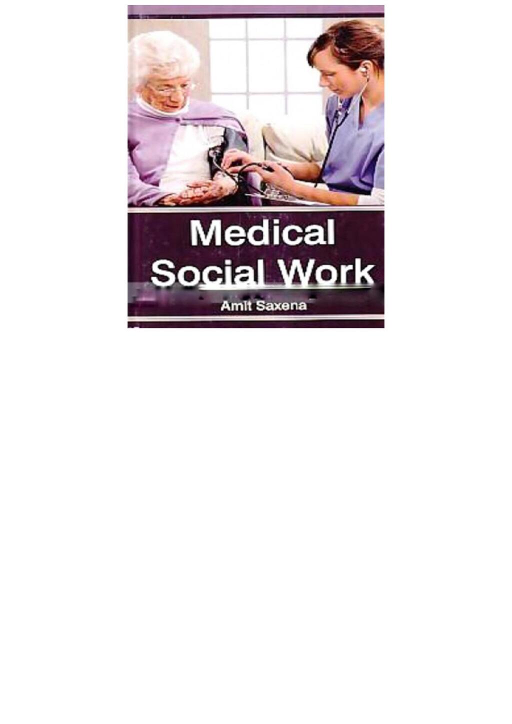 Medical Social Work  â€“ PDF/EPUB Version Downloadable