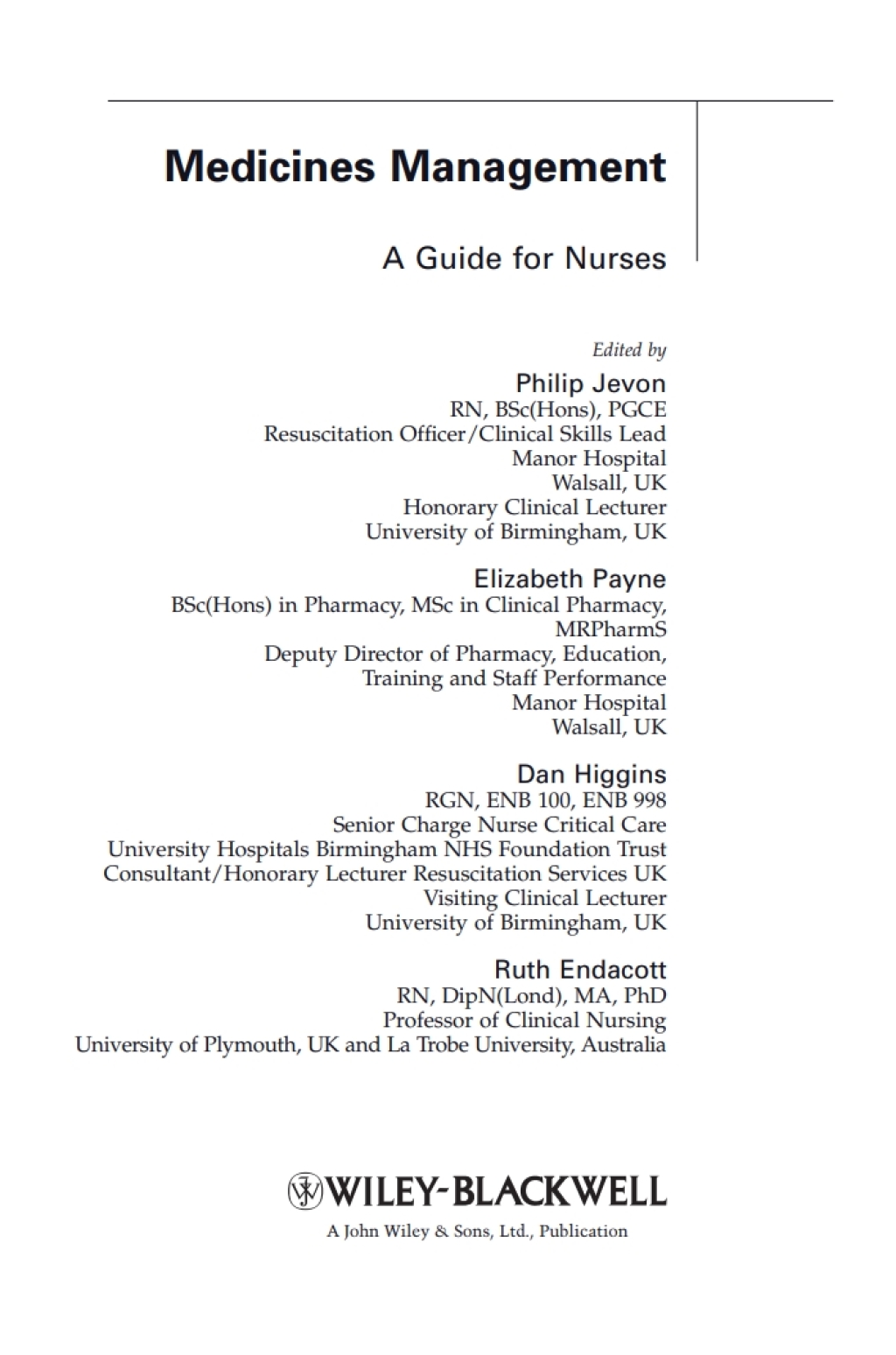 Medicines Management: A Guide for Nurses A Guide for Nurses 1st Edition â€“ PDF/EPUB Version Downloadable