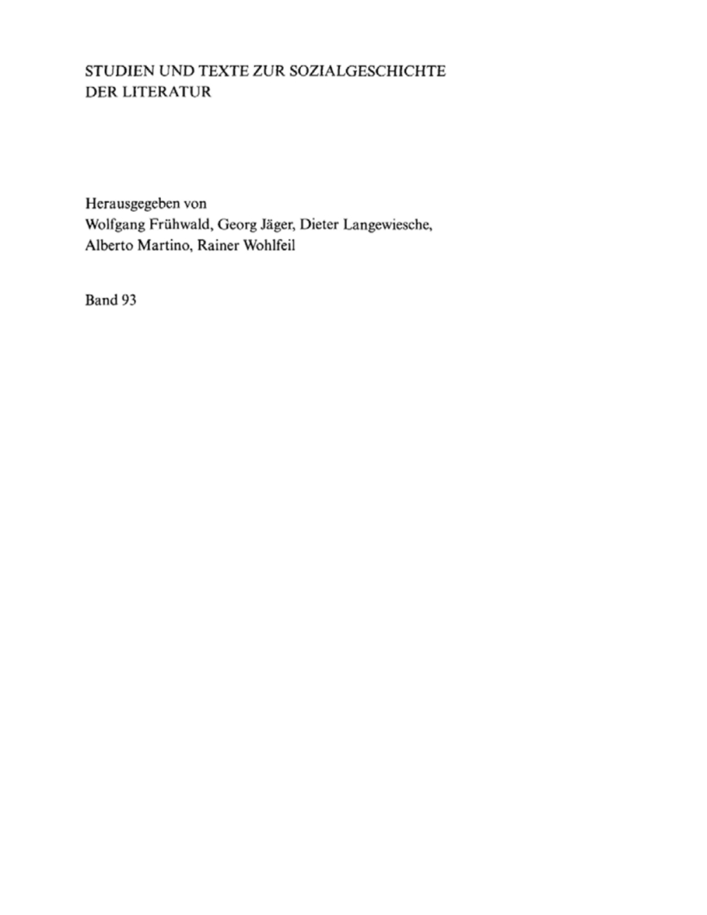 Medienwechsel und Selbstreferenz Christian Weise und die literarische Epistemologie des spÃ¤ten 17. Jahrhunderts 1st Edition â€“ PDF/EPUB Version Downloadable