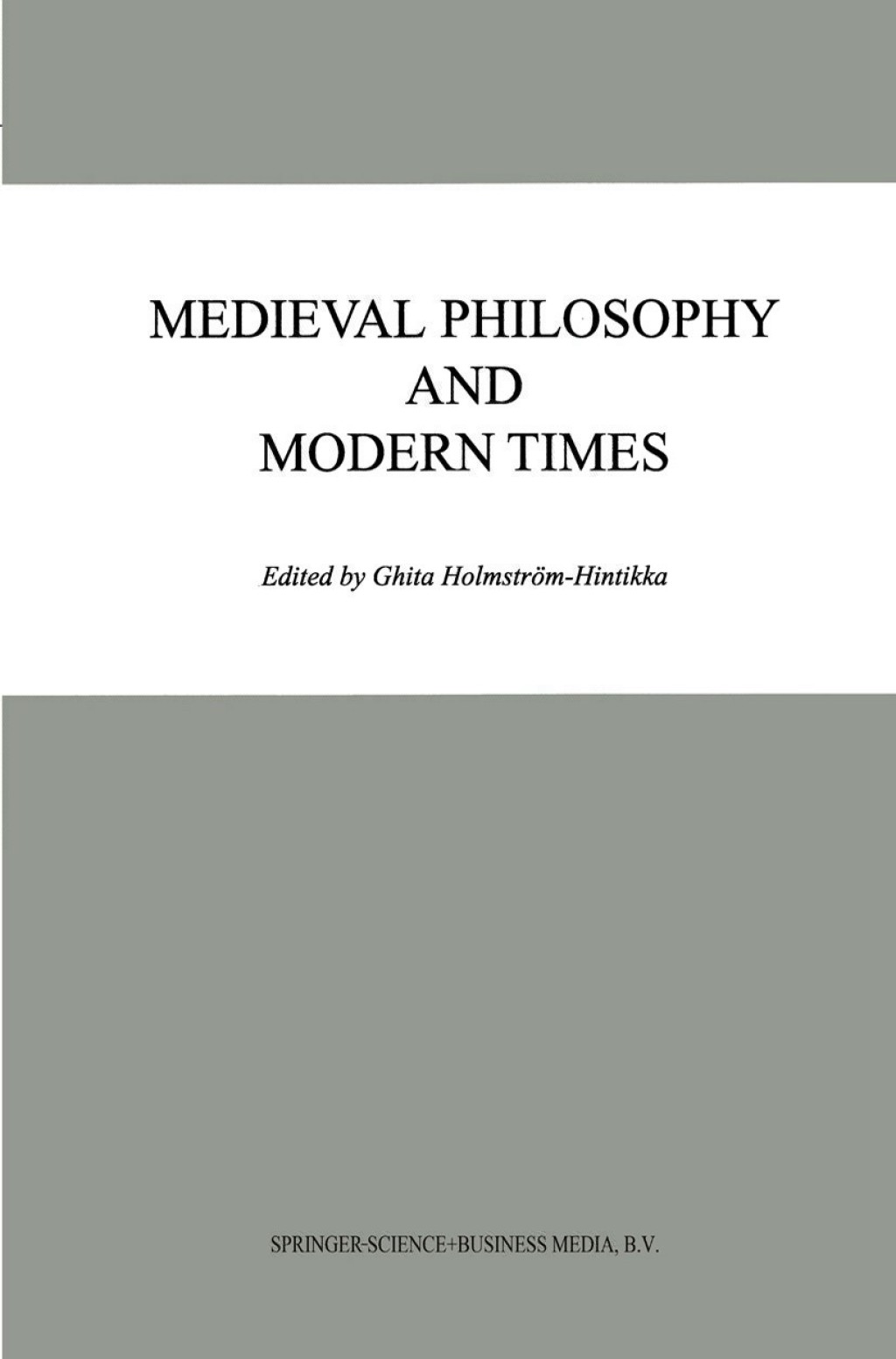 Medieval Philosophy and Modern Times 1st Edition â€“ PDF/EPUB Version Downloadable