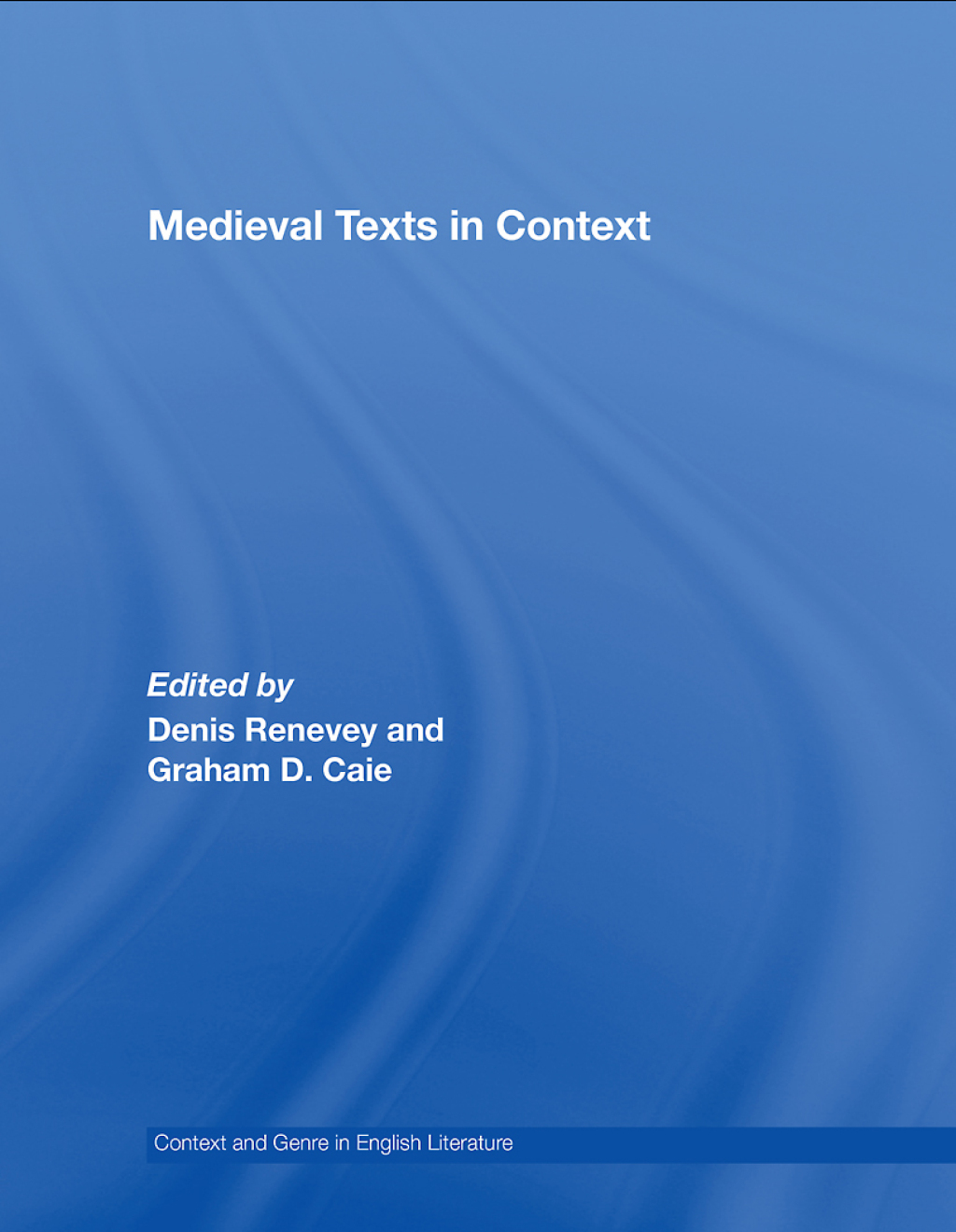 Medieval Texts in Context 1st Edition â€“ PDF/EPUB Version Downloadable