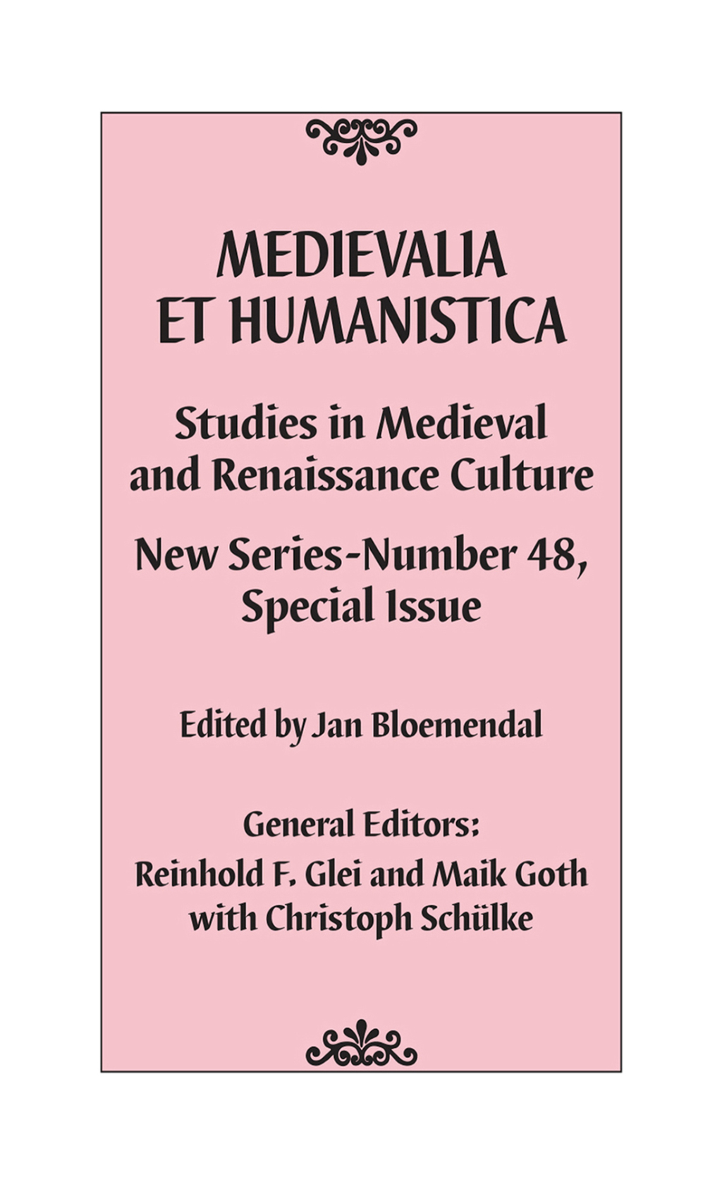 Medievalia et Humanistica, No. 48 Studies in Medieval and Renaissance Culture: New Series 1st Edition â€“ PDF/EPUB Version Downloadable
