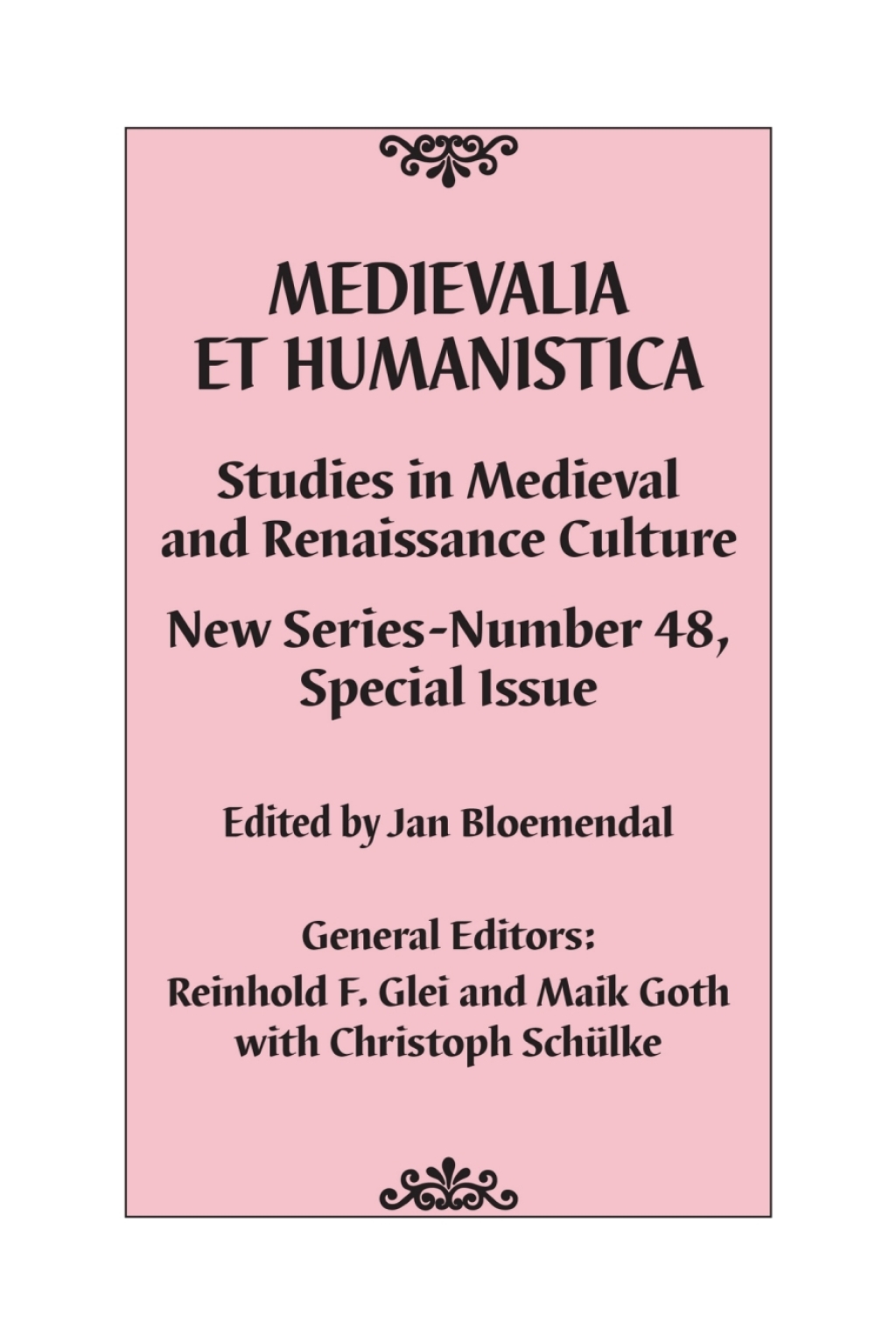 Medievalia et Humanistica, No. 48 Studies in Medieval and Renaissance Culture: New Series 1st Edition â€“ PDF/EPUB Version Downloadable