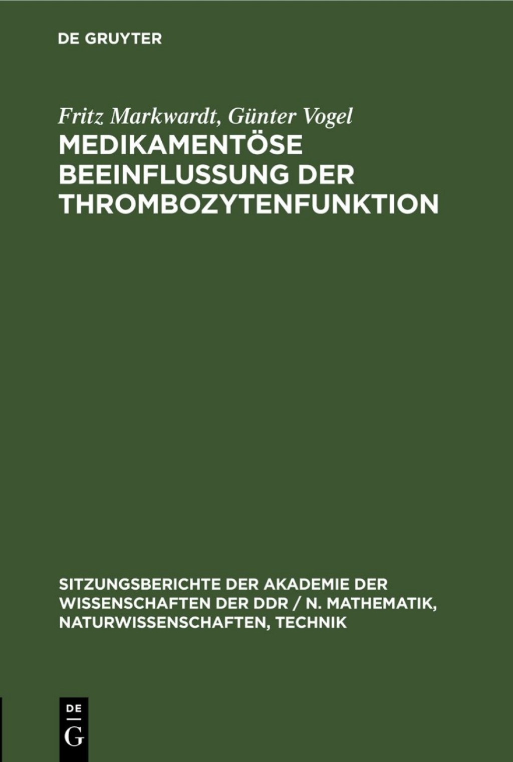 MedikamentÃ¶se Beeinflussung der Thrombozytenfunktion Experimentelle und klinische Untersuchungen mit AzetylsalizylsÃ¤ure 1st Edition â€“ PDF/EPUB Version Downloadable