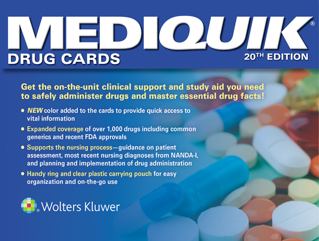 MediQuik Drug Cards 20th Edition â€“ PDF/EPUB Version Downloadable