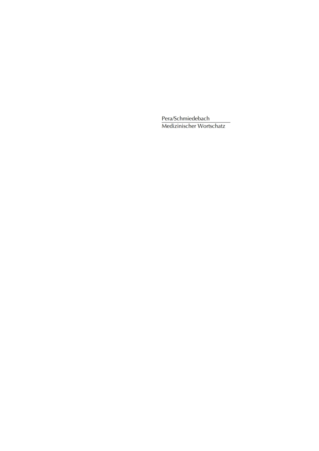 Medizinischer Wortschatz Terminologie kompakt 1st Edition - (PDF/EPUB Version)